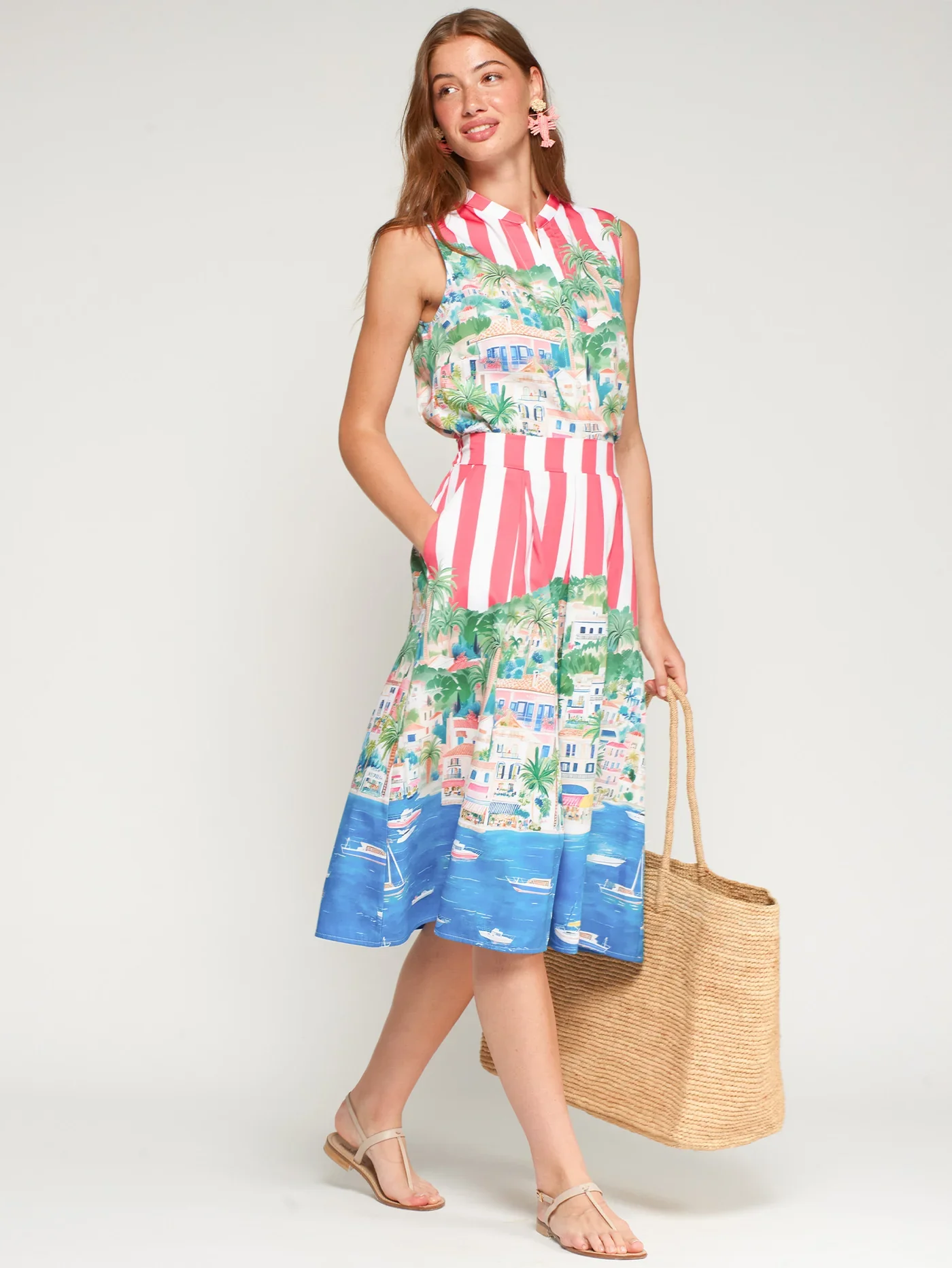 Vilagallo_Banus_Print_Stripe_Rayas_Skirt_Stripes_Tropical_Falda_1.webp