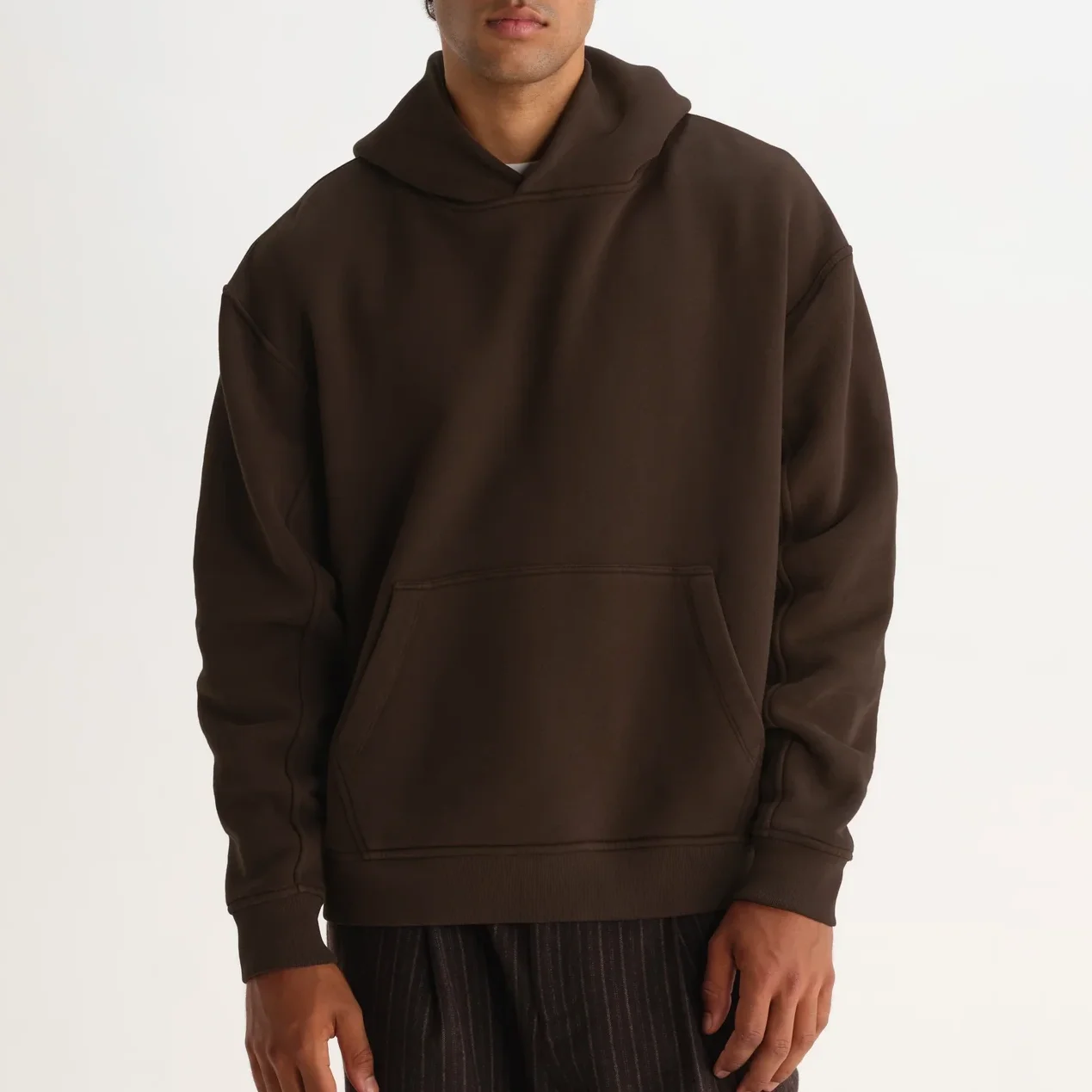 Wax_London_Ryday_Hoodies_Brushed_Loopback_Cotton_Dark_Brown_2a.webp