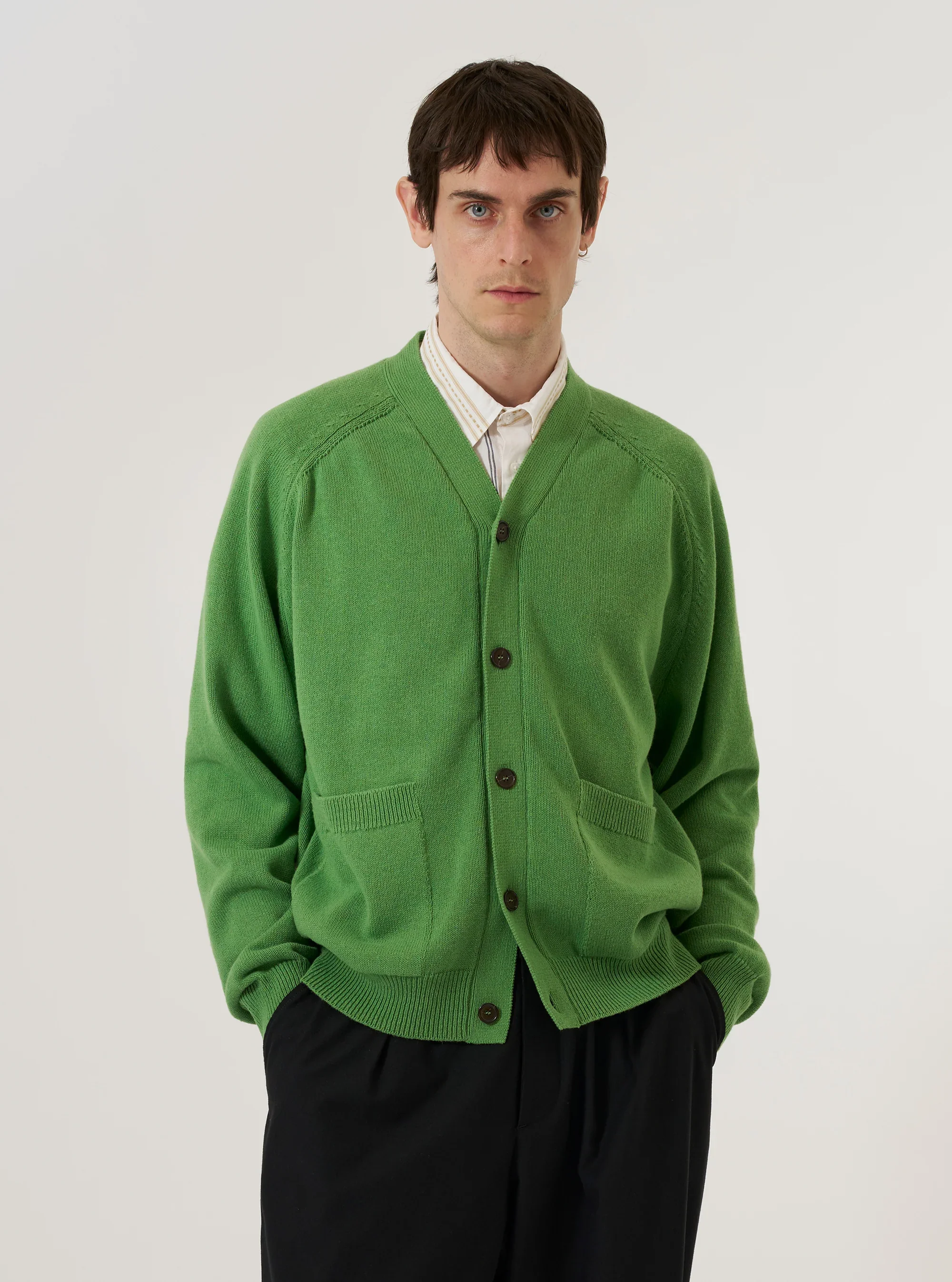 34451_Universal_Works_Pocket_David_Cardigan_Green_Cotton_2.webp