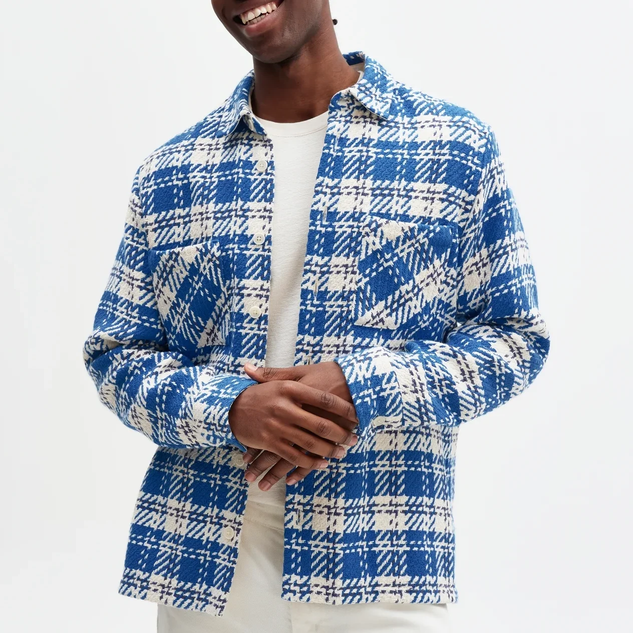 Wax_London_Whiting_Overshirt_Blue_Ecru_Oran_Check_2a.webp