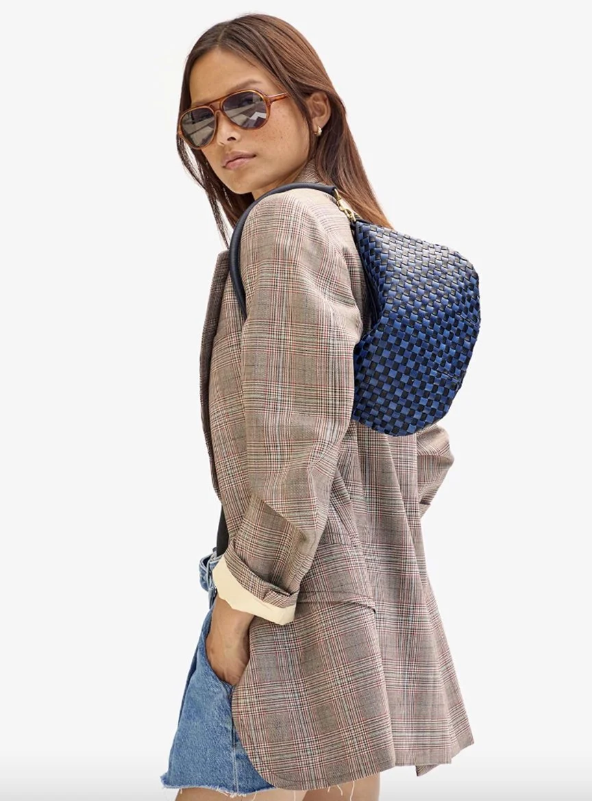 Clare_V_Petit_Moyen_Messenger_Dark_Blue_Woven_Checker_4.jpeg