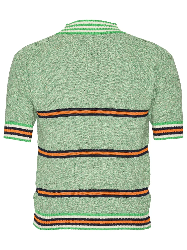 Henrik Vibskov Safe-T Knit Green Grey Denim — Aggregate Supply