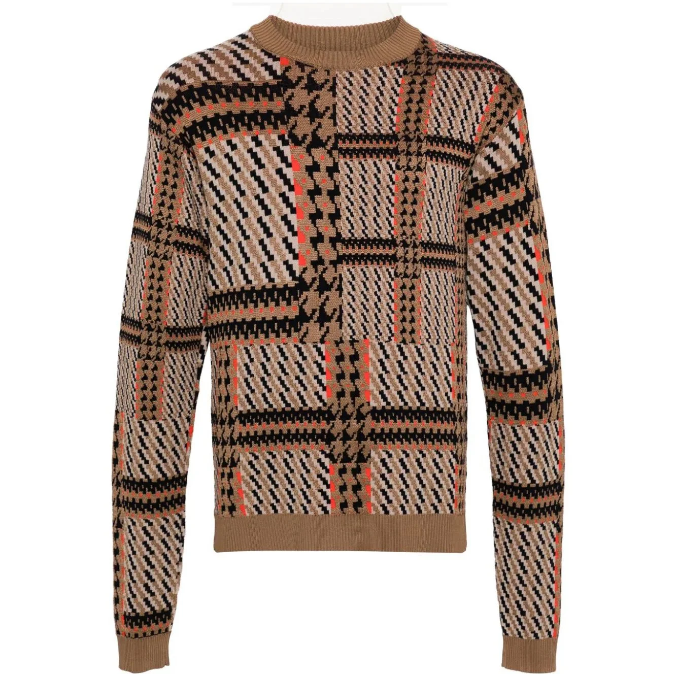 Henrik_Vibskov_Dusk_Knitted_Blouse_Orange_Mixed_Checks_1.jpeg