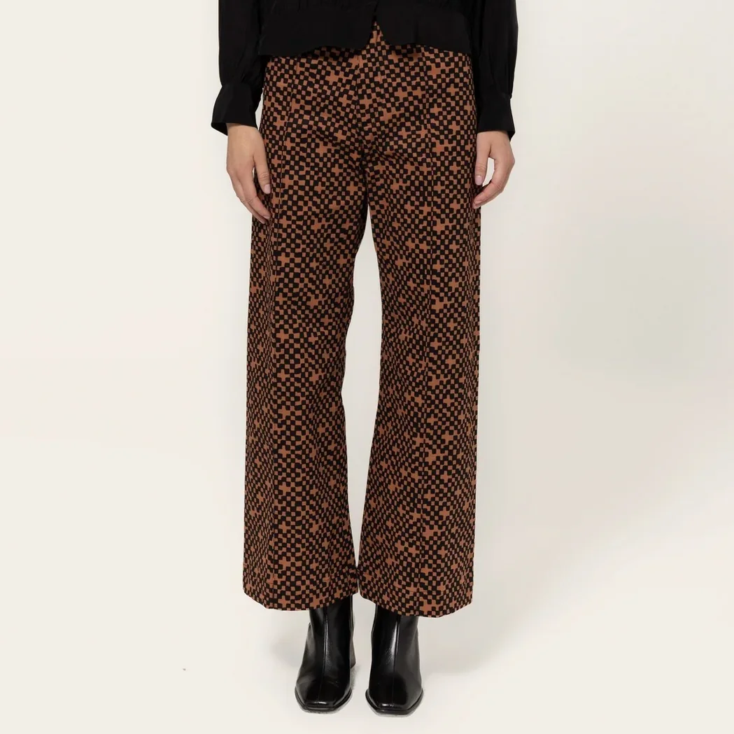 Bel_Kazan_Drew_Pant_Clay_Checkers_1a.webp