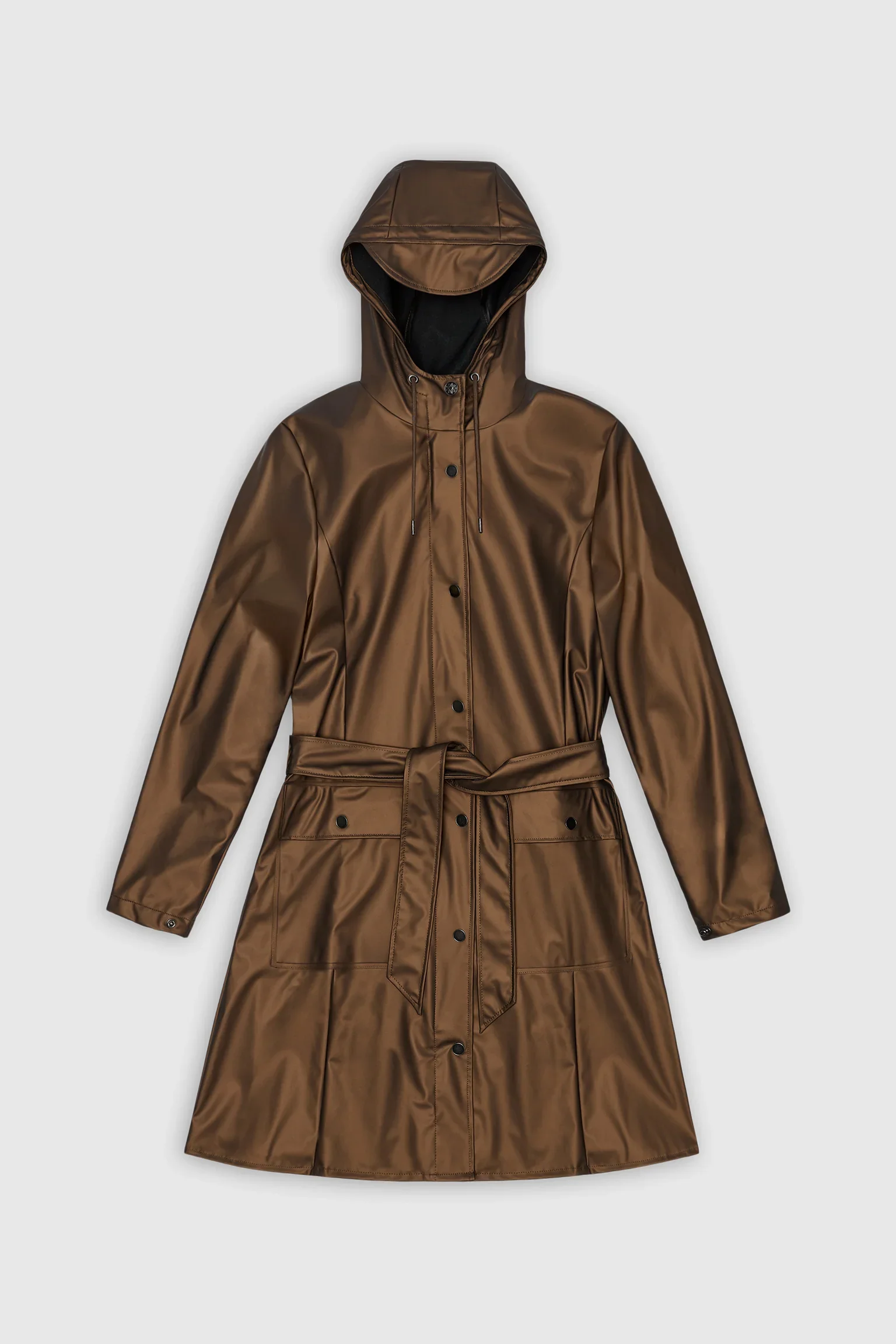 Rains_Curve_Long_Jacket_W3_Comet_Copper_Bronze_Metallic_1.webp