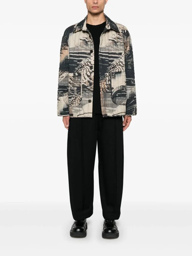 Henrik Vibskov Wheel Jacket Beige Shadow Wing — Aggregate Supply