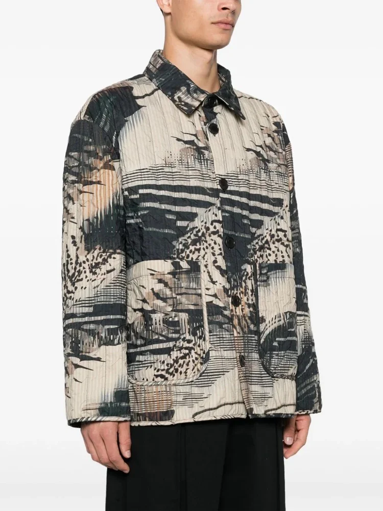 Henrik Vibskov Wheel Jacket Beige Shadow Wing — Aggregate Supply