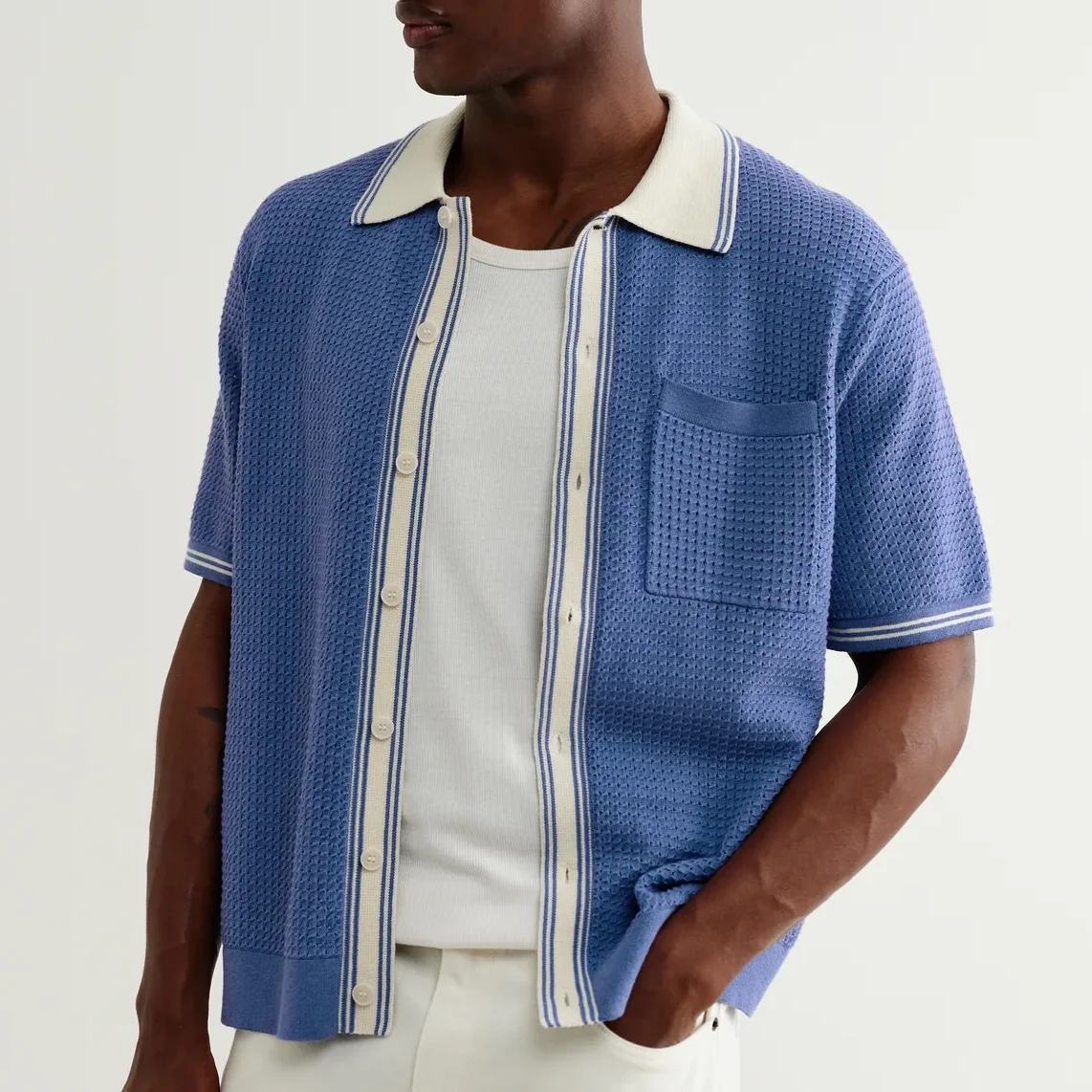 Wax_London_Belle_Blue_Tipped_Pointelle_Knit_Polo_Shirt_2a.webp