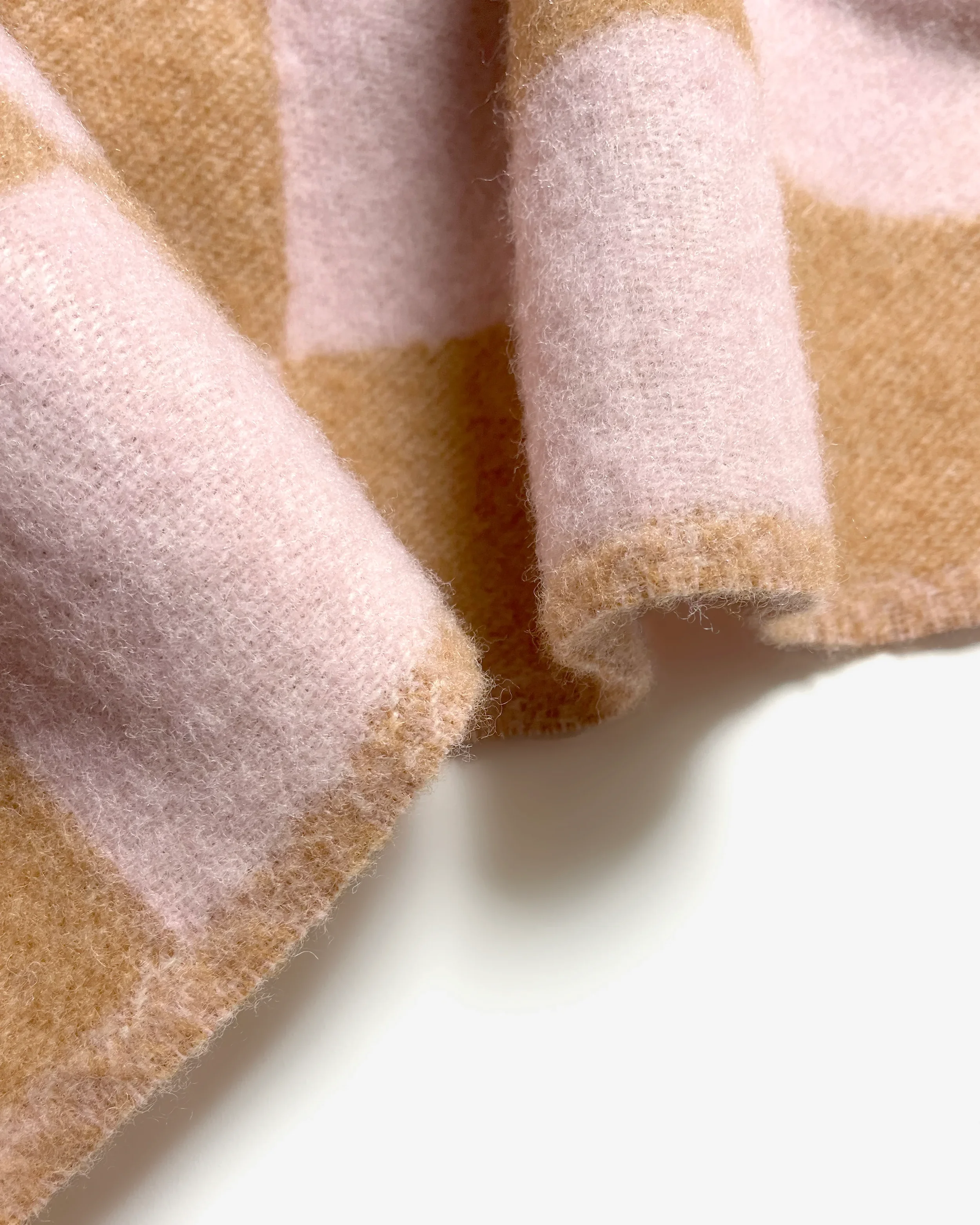 Maison_Deux_Checkboard_Blanket_Throw_Brown_Gold_Pink_4.webp