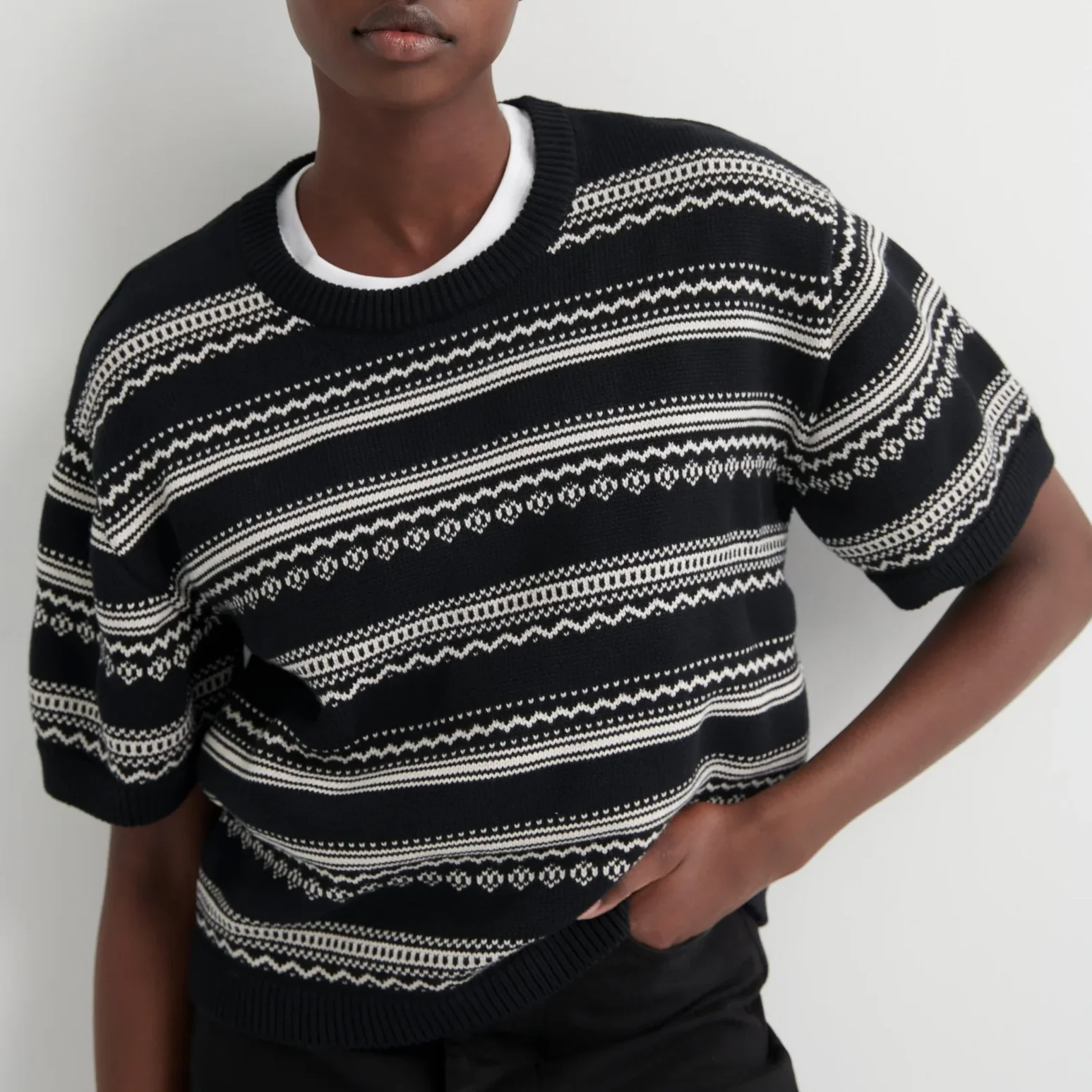 Kowtow_Jacques_Top_Black_Knit_Sweater_White_Stripe_1a.webp