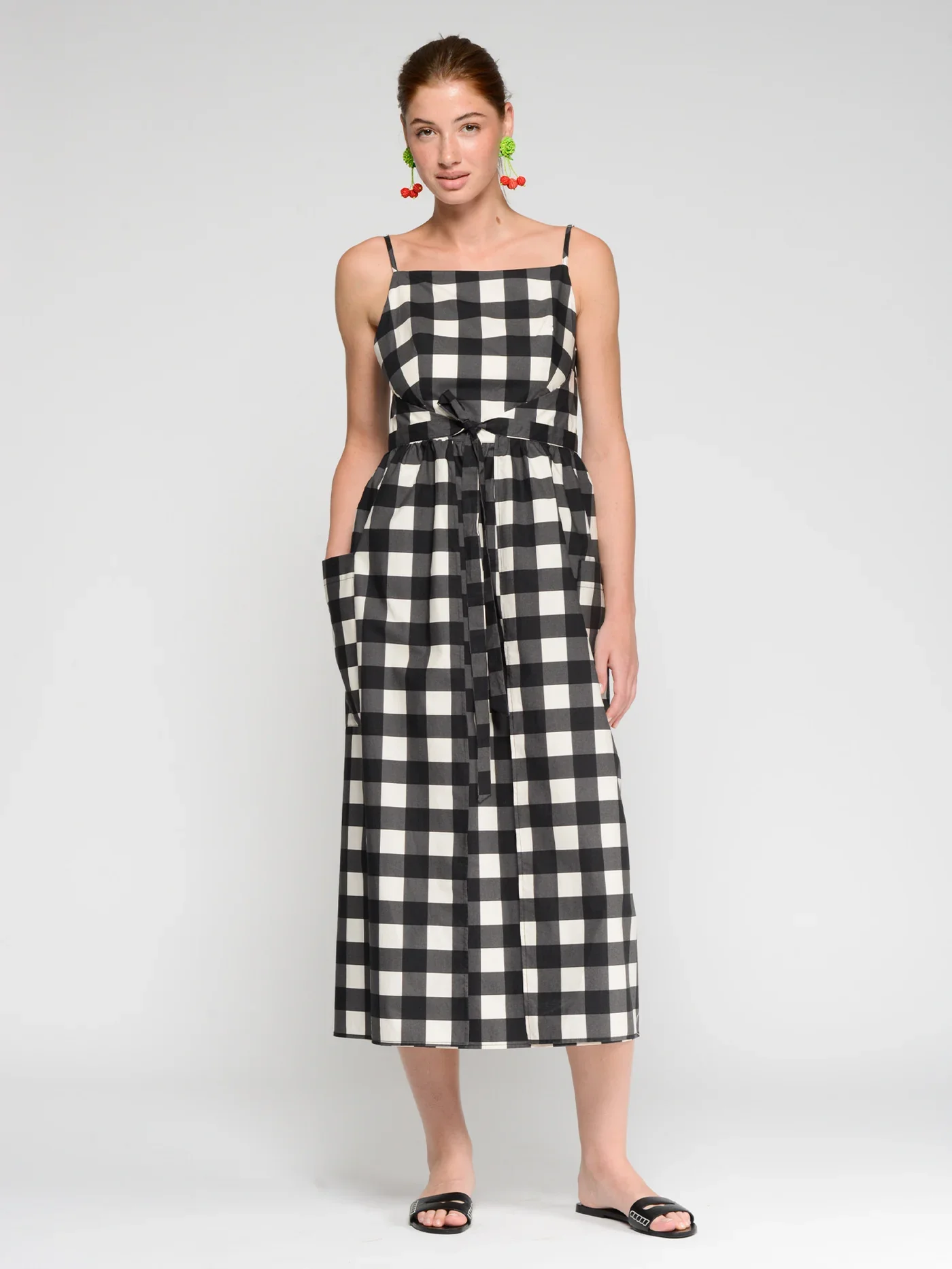 Vilagallo_Long_Midi_Dress_Black_White_Gingham_Vichy_Check_2.webp