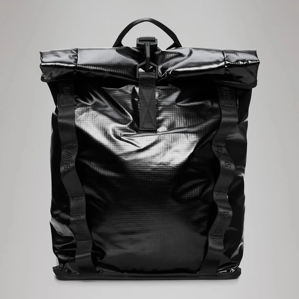 rains black backpack Large Rolltop Rucksack W3 (Black) and a smooth feel. Rains MSN Bag in Black