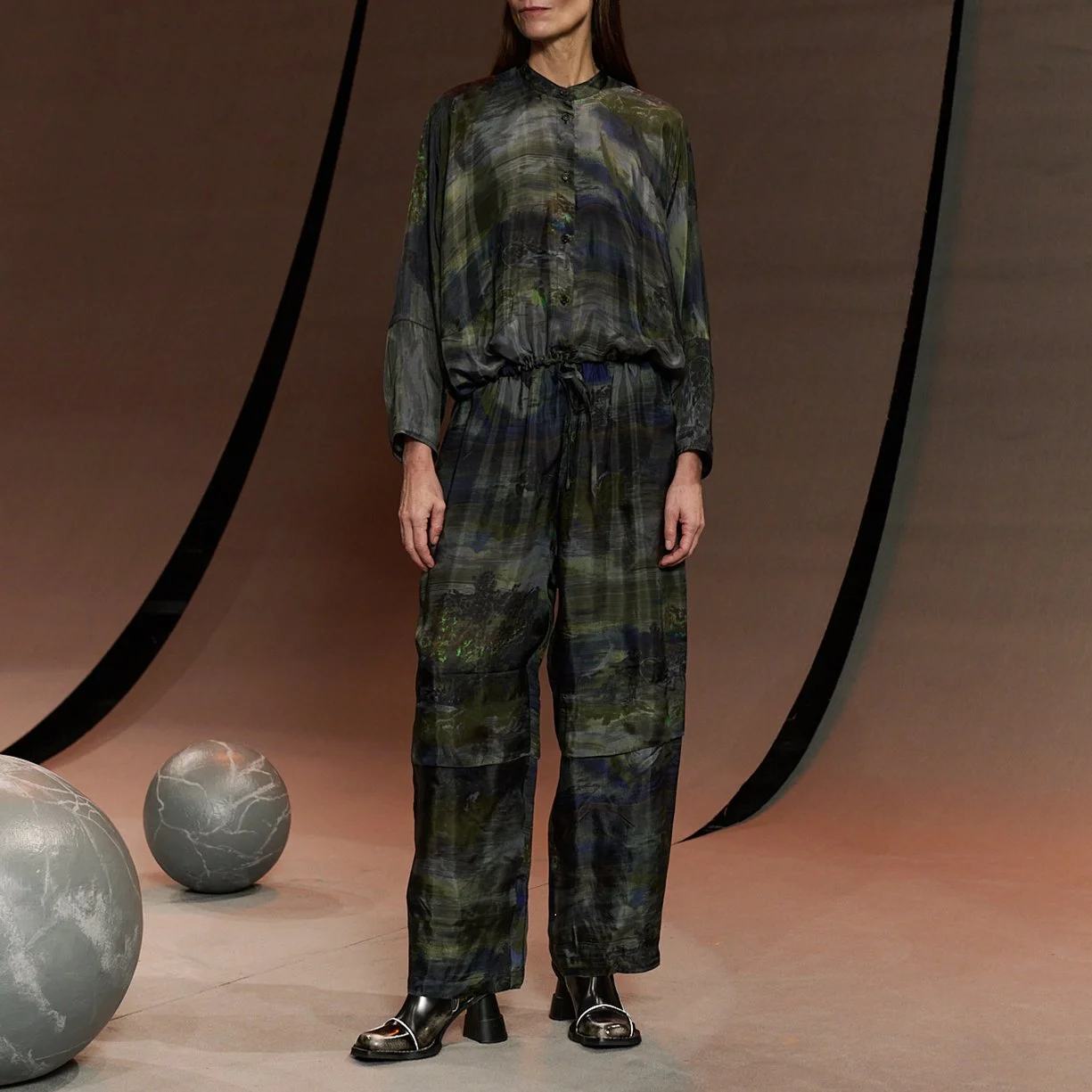 Henrik Vibskov Flat Shirt Fishes Light — Aggregate Supply