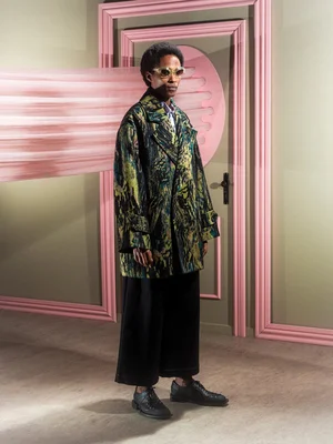 Henrik Vibskov Dimout Coat Shadow Bouquet — Aggregate Supply