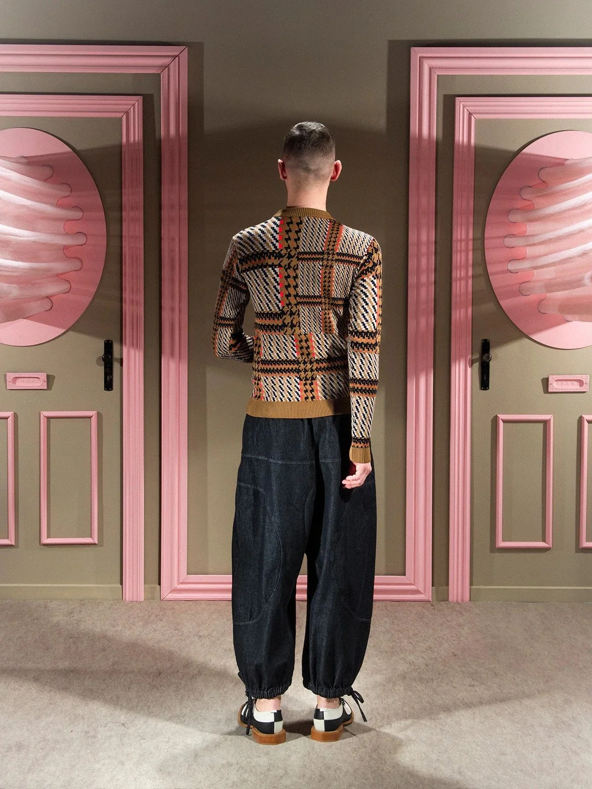 Henrik_Vibskov_Dusk_Knitted_Blouse_Orange_Mixed_Checks_3.jpeg