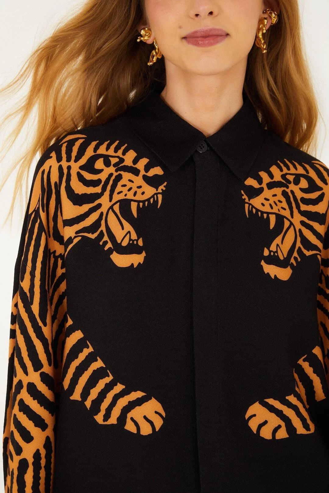 345468_Farm_Rio_Black_Tiger_Long_Sleeve_Shirt_Top_Blouse_2.jpg