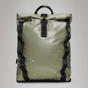 RAINS Backpack Rolltop Rucksack Mini Mineral Hike Waterproof Mint Green Gorpcore Rains Rolltop Waterproof Rucksack | Nordstromrack main image 3