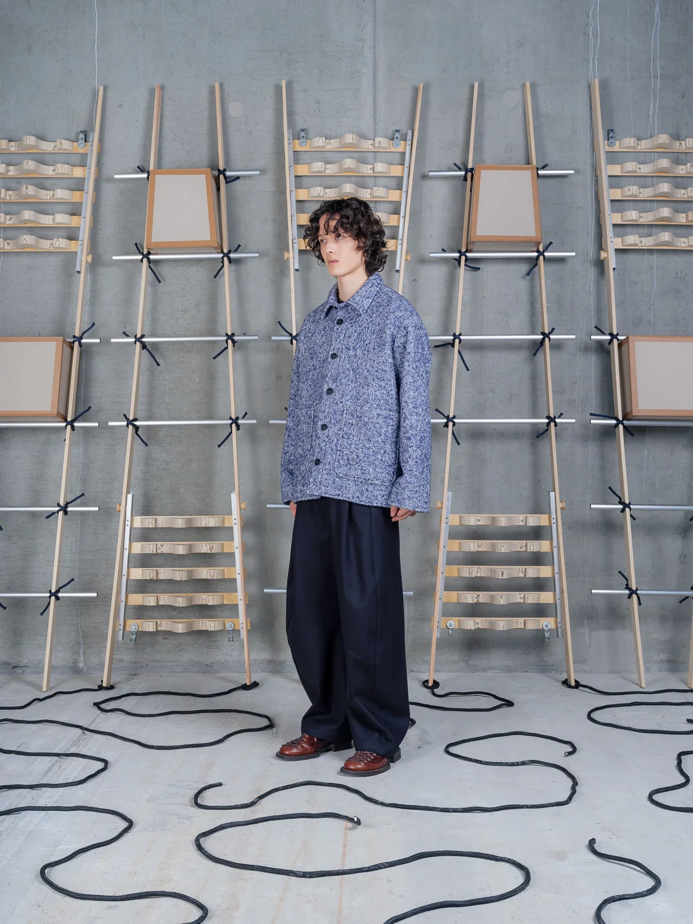 Henrik_Vibskov_Wheel_Jacket_Blue_Pebbles_Jacquard_Boucle_Denim_3.webp