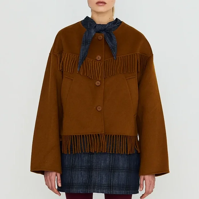 Tiny_Big_Sister_Frills_Short_Coat_Bronze_Brown_Caramel_Carmel_Fringe_Jacket_4a.webp