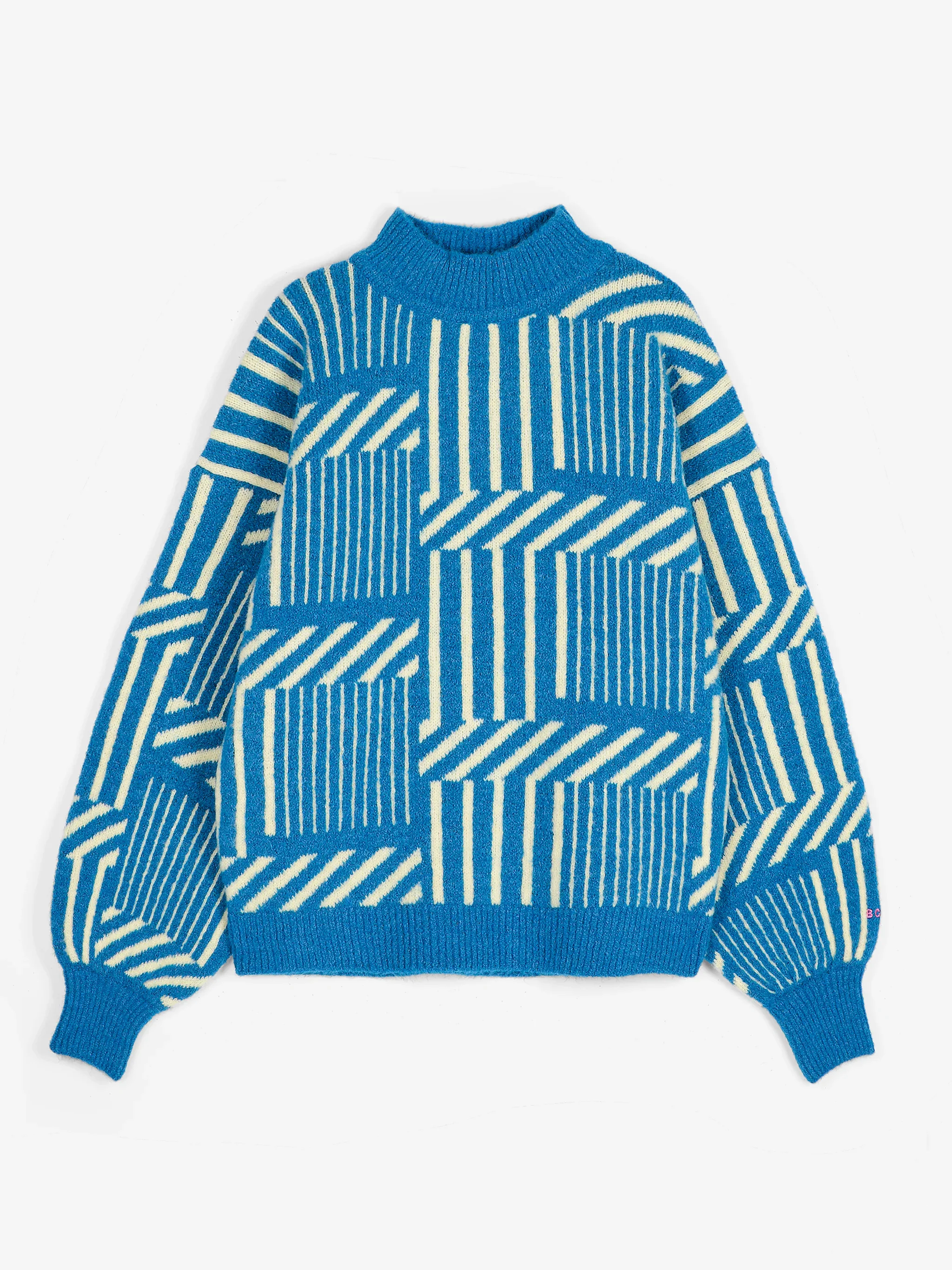 Bobo_Choses_Maze_Jacquard_Jumper_Sweater_Blue_1.webp