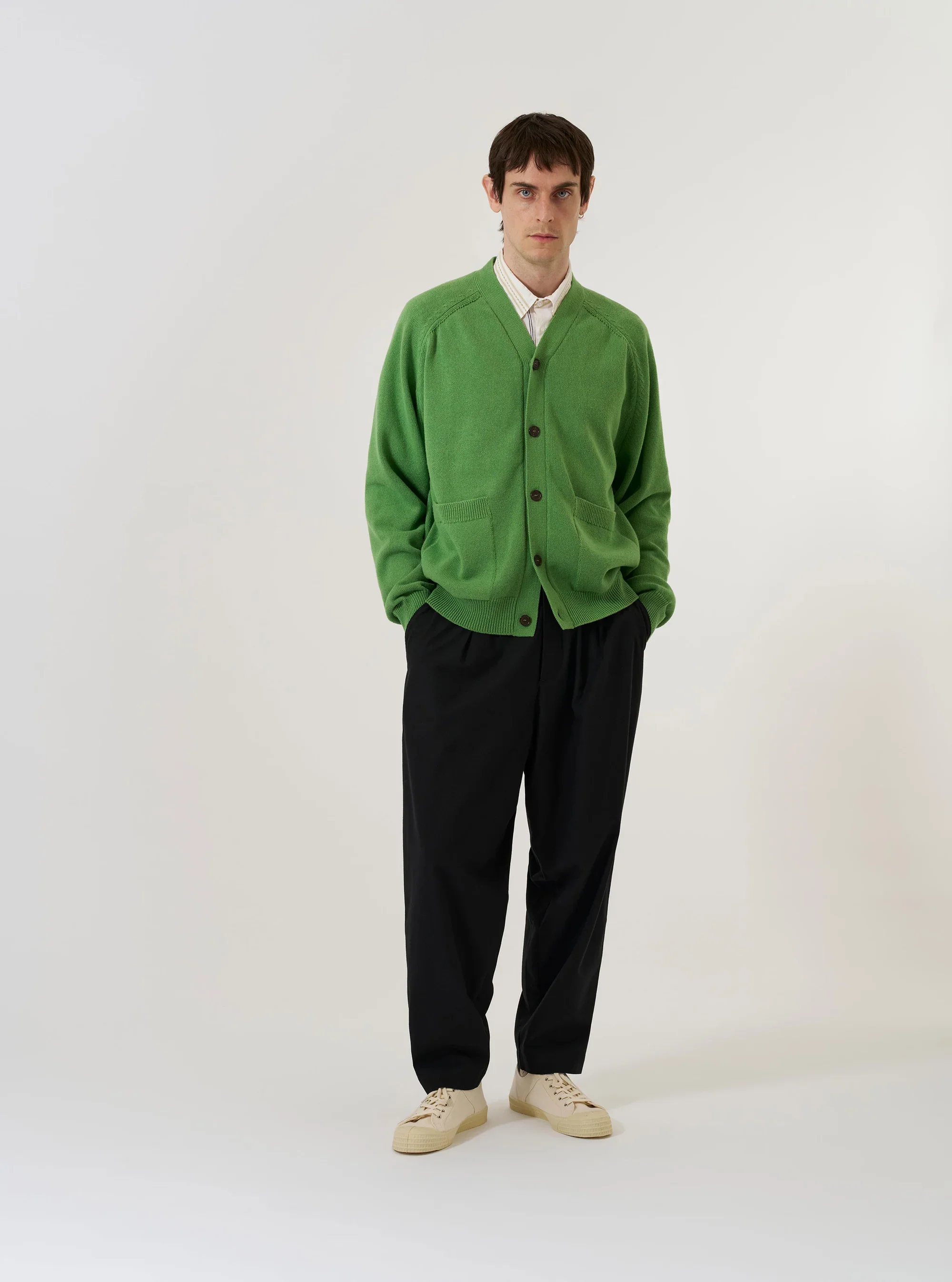 34451_Universal_Works_Pocket_David_Cardigan_Green_Cotton_7.webp