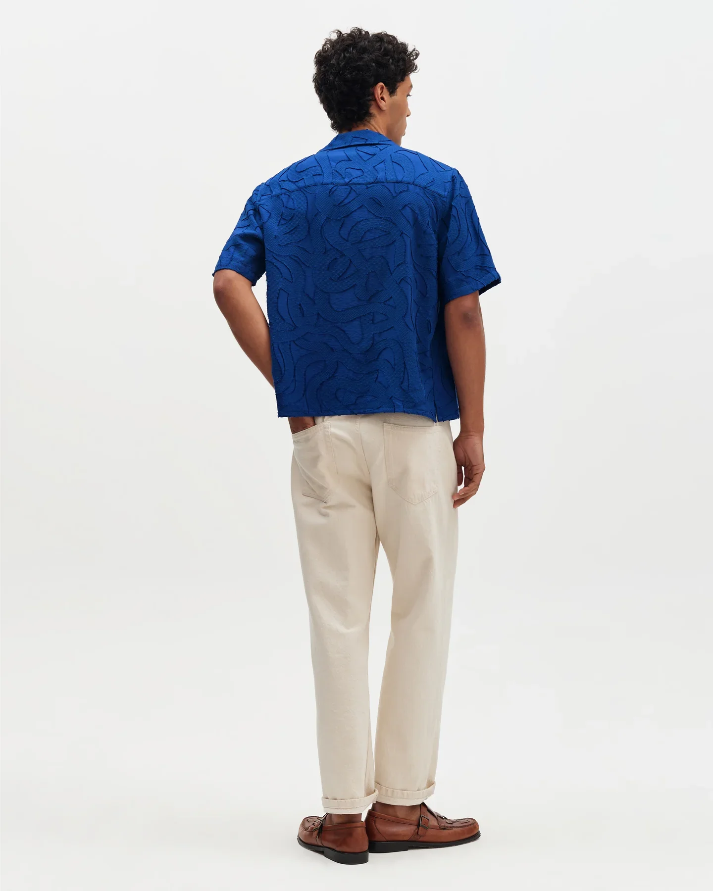 Wax_London_Curzon_Blue_Jacquard_Viscose_Short_Sleeve_Shirt_6.webp