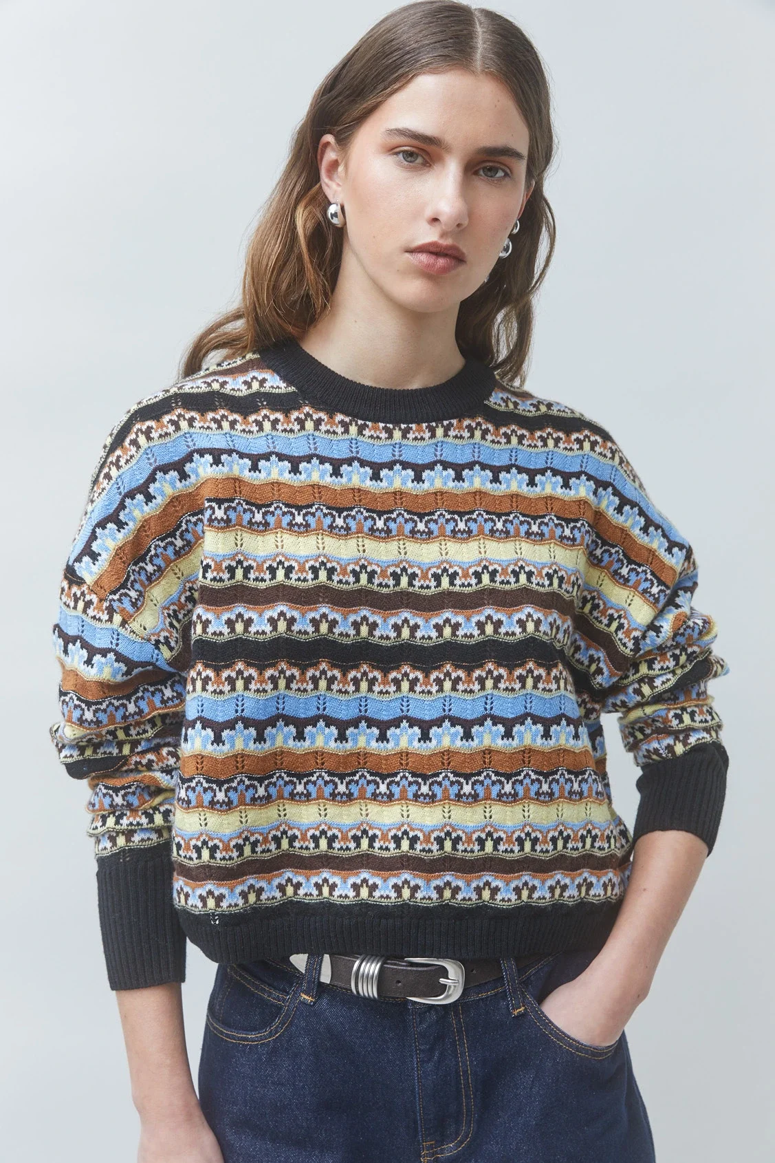 Suncoo_Paris_Presto_Stripe_Sweater_Camel_Brown_Blue_2.webp
