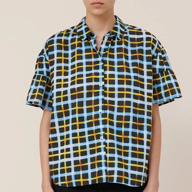 Kowtow_Painterly_Blouse_Neon_Tartan_Plaid_3a.jpg