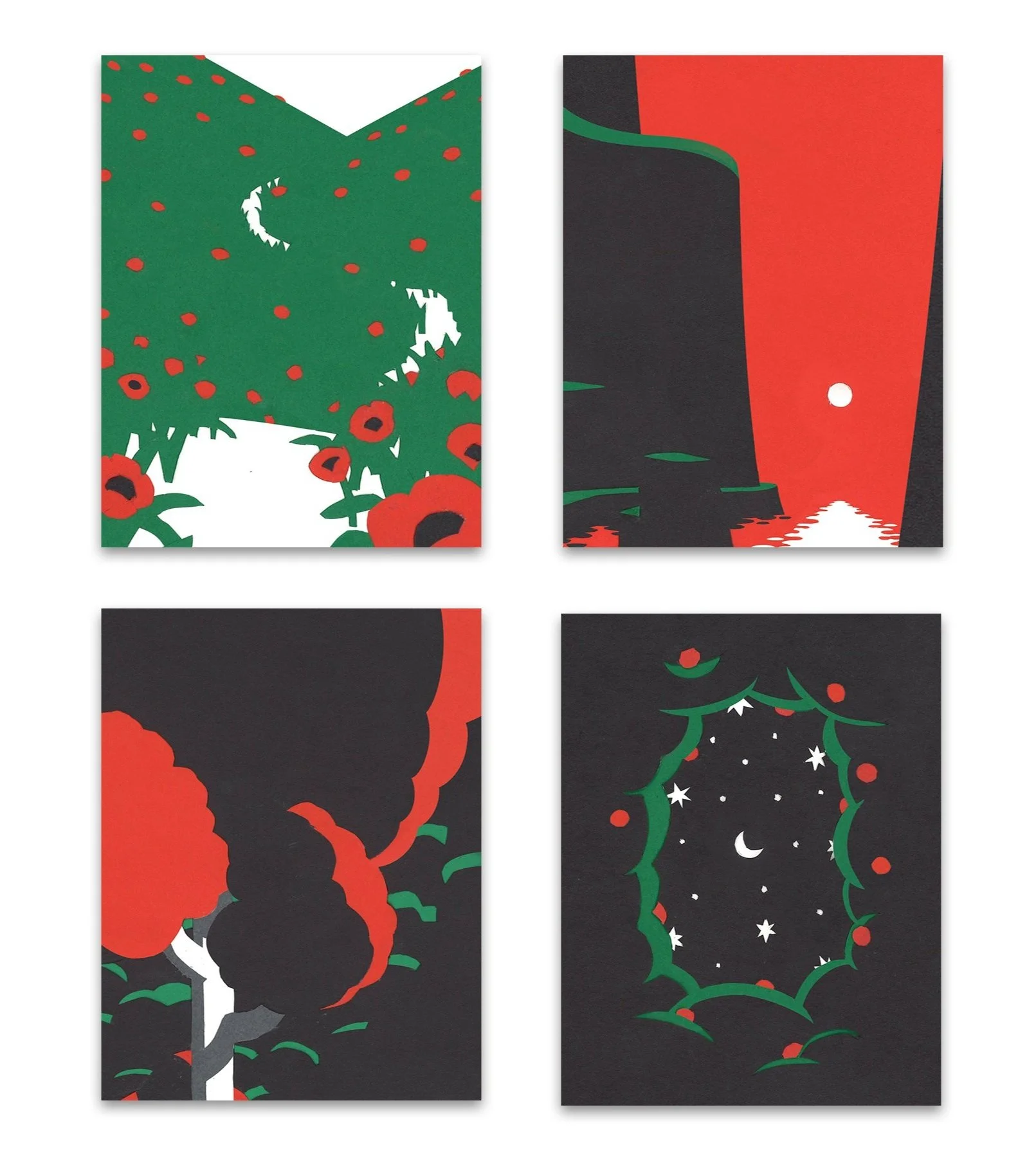 Greeting cards— set of 8