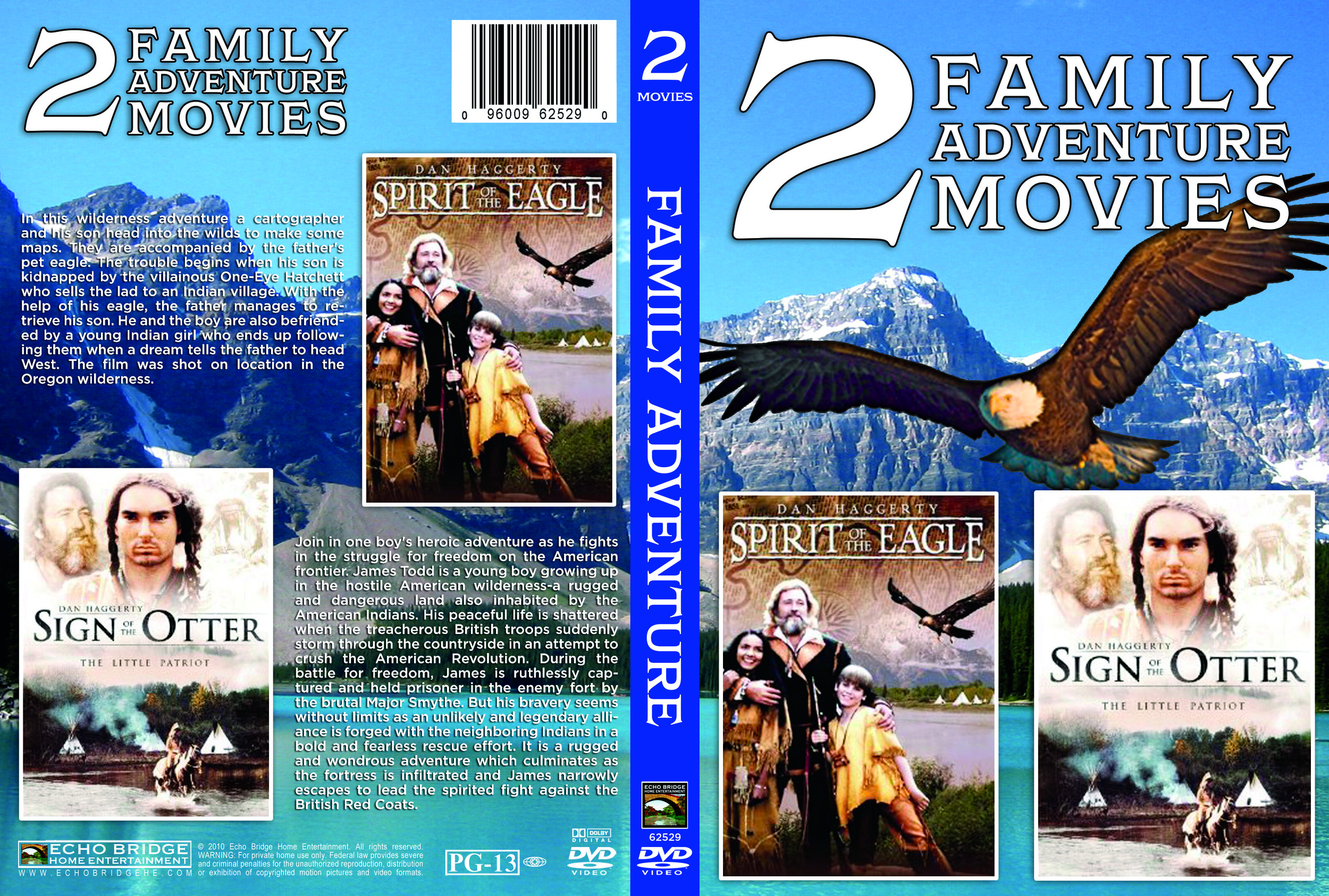 2 Family Adventure Movies DVD