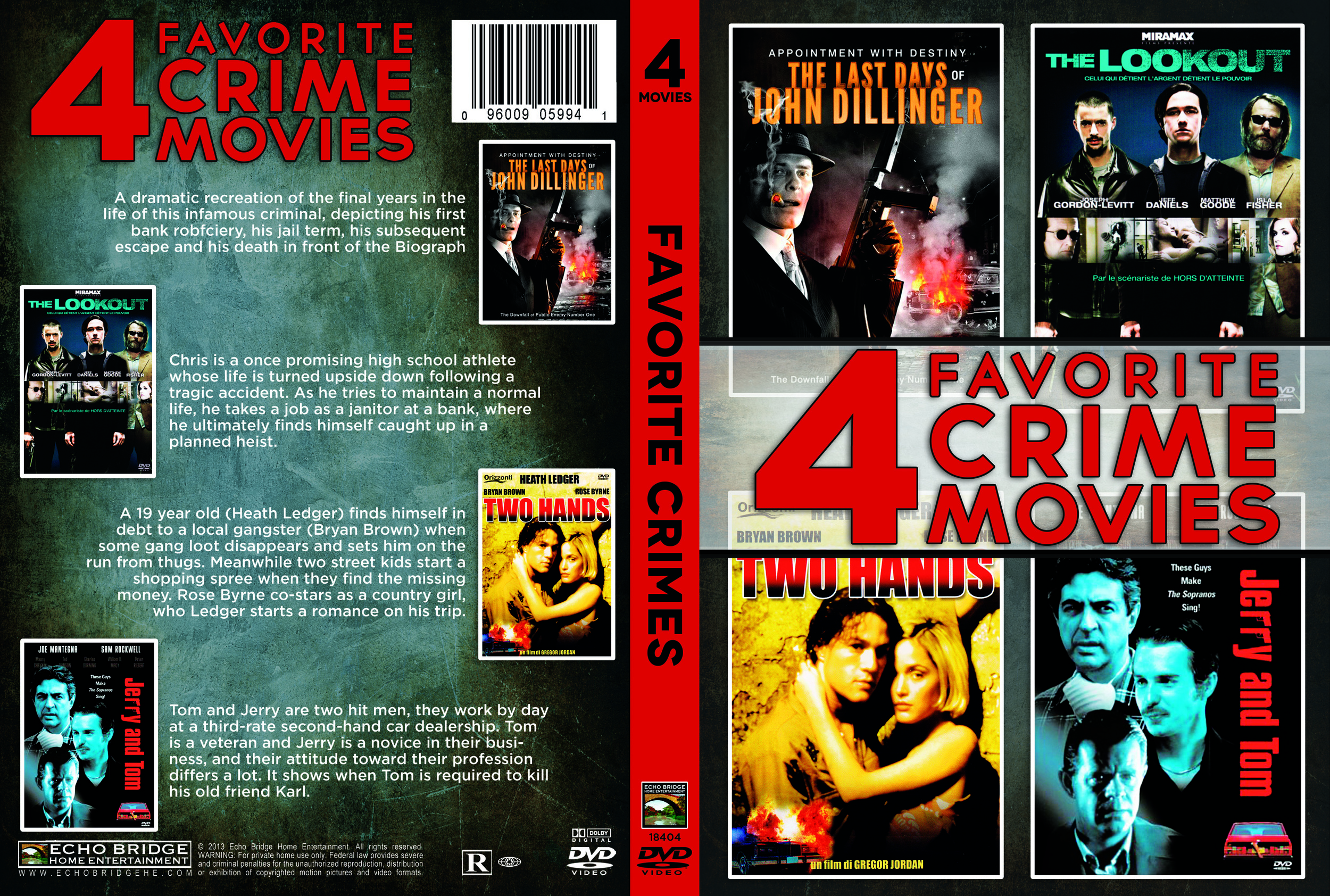 4 Favorite Crime Movies DVD