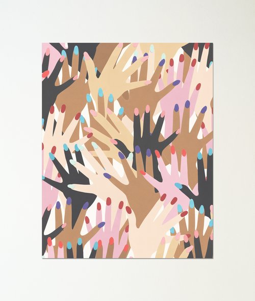 Kate Zaremba - Gettin Handsy Print