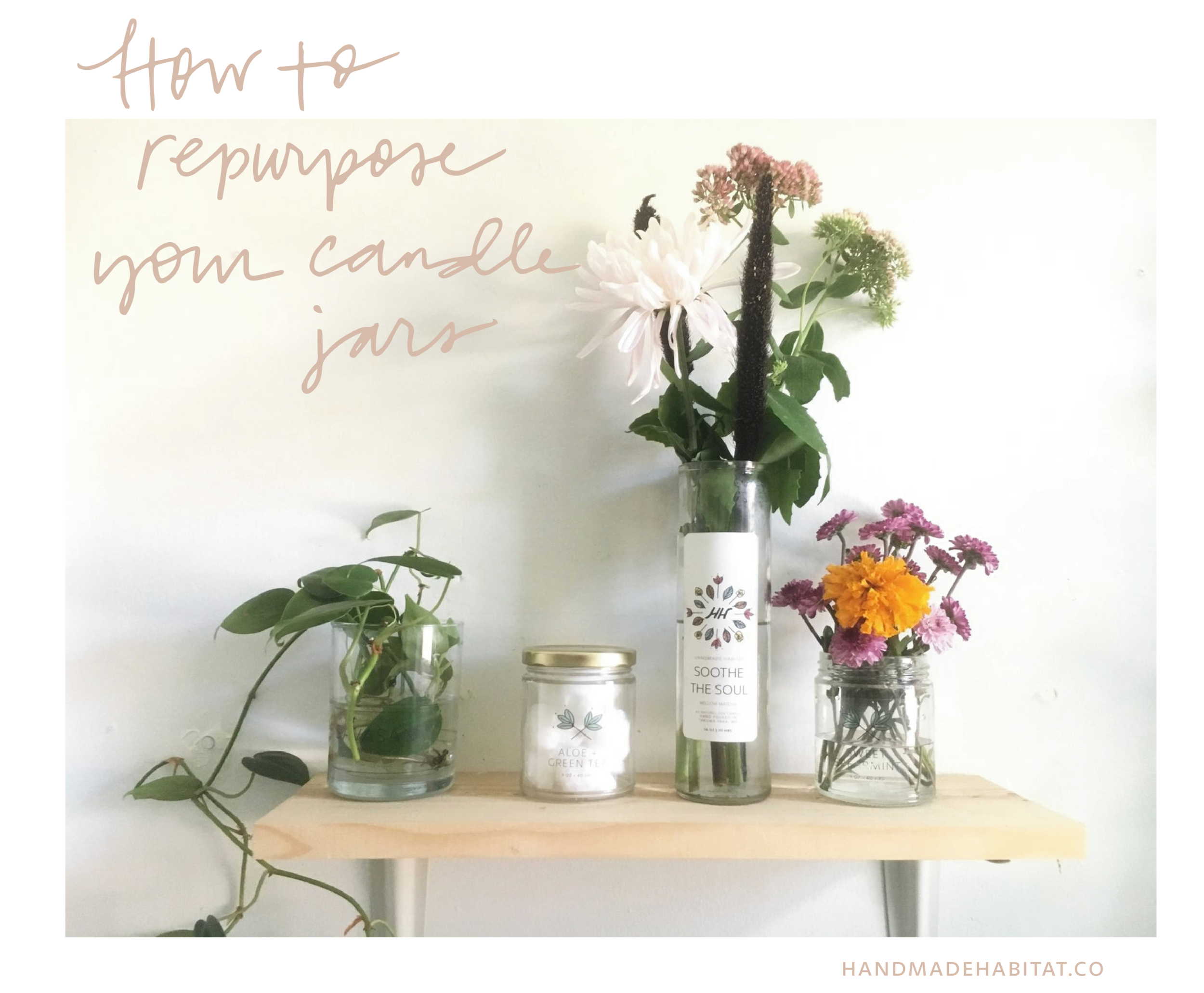 How to Reuse Candle Jars