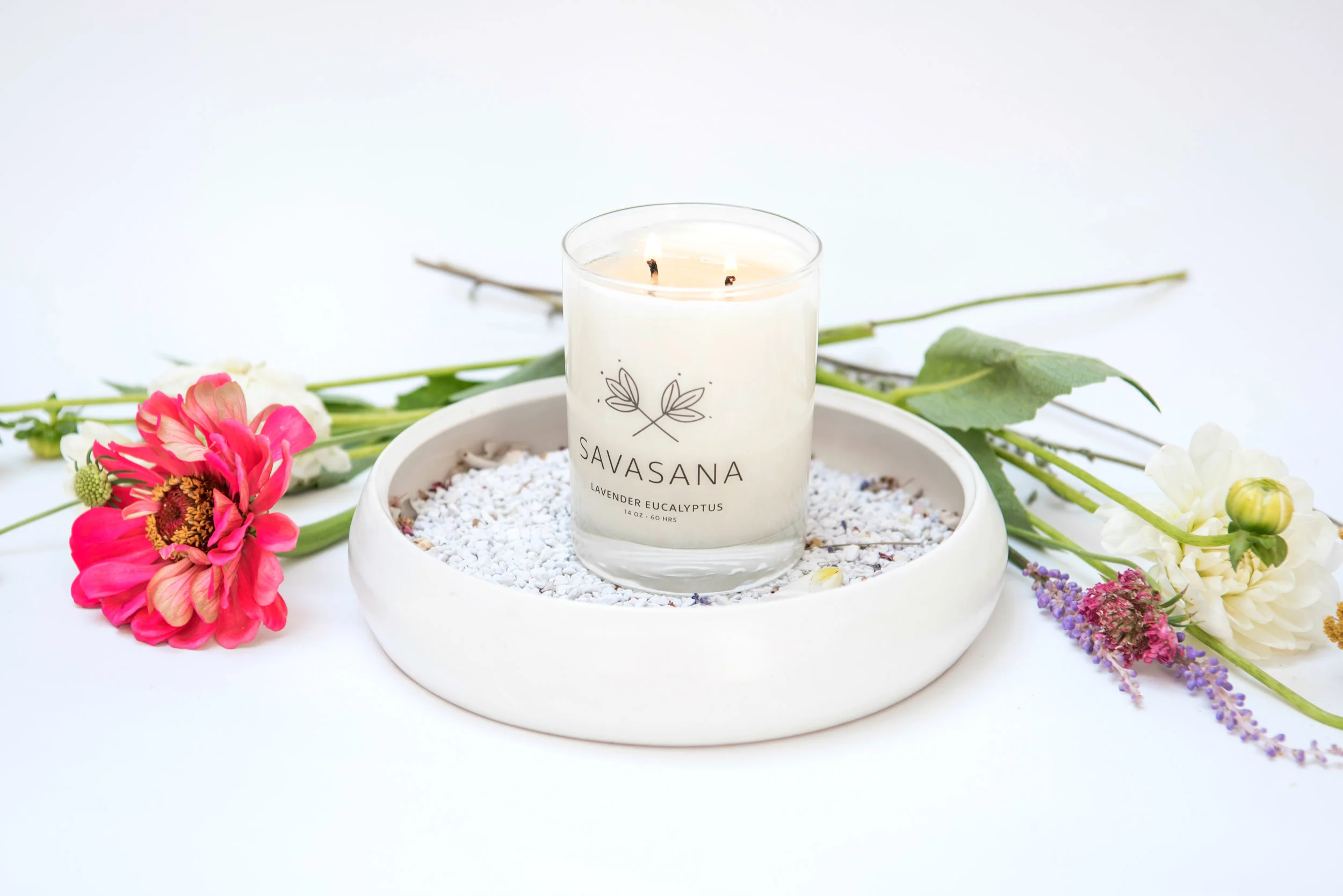 Savasana Yogi Candle