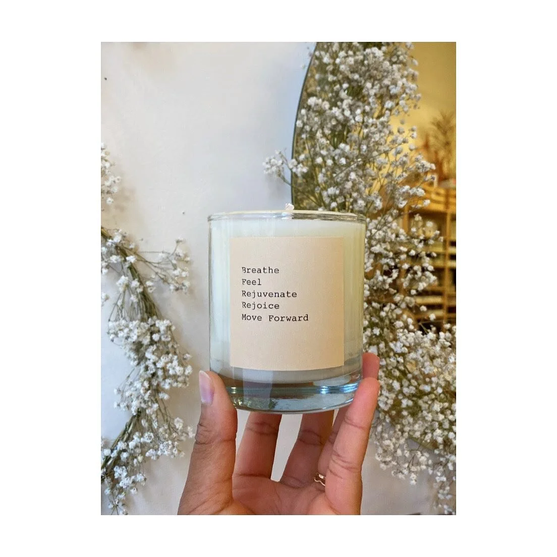 Breathe 
Feel 
Rejuvenate 
Rejoice
Move Forward
✌🏾😌

Custom note candles in the shop, always.