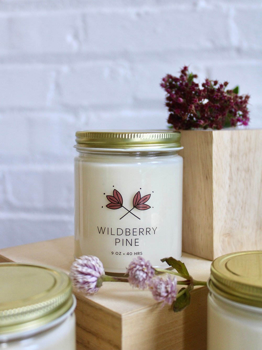 HANDMADE HABITAT — Wildberry Pine Soy Candle Jar