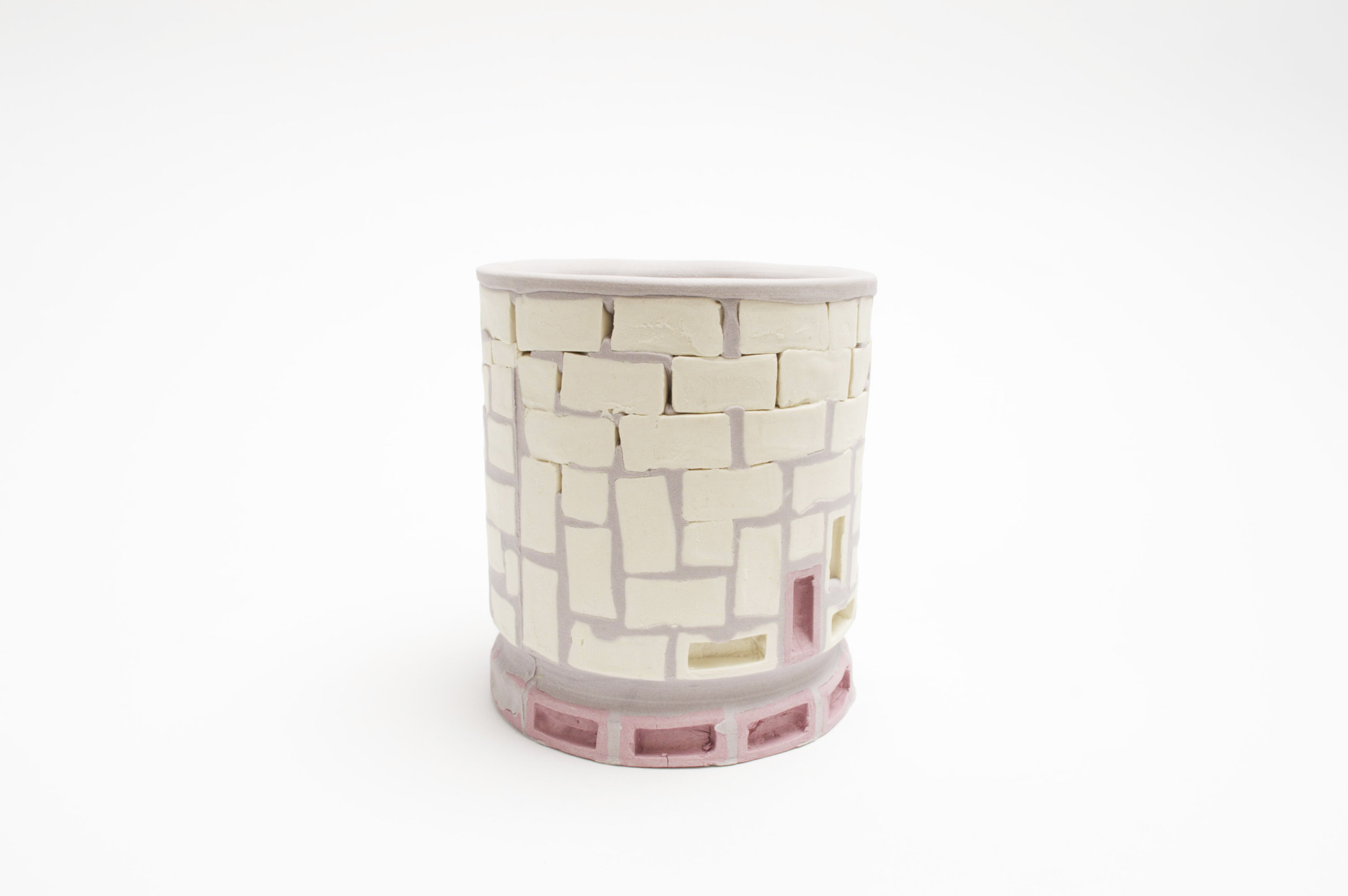 Mini-Brickware Cup (White-Lavender-Purple)