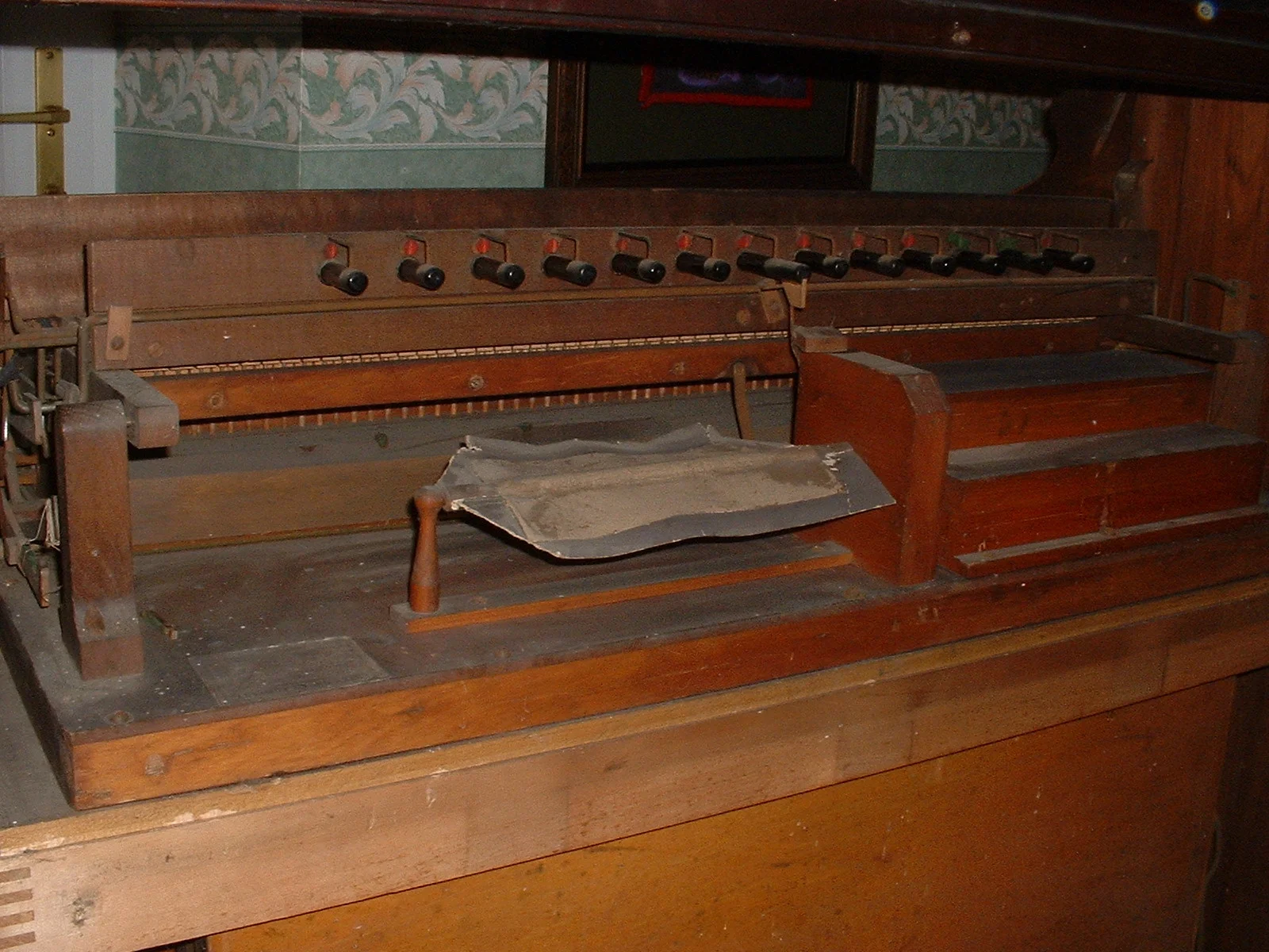 Rear View of the upper action