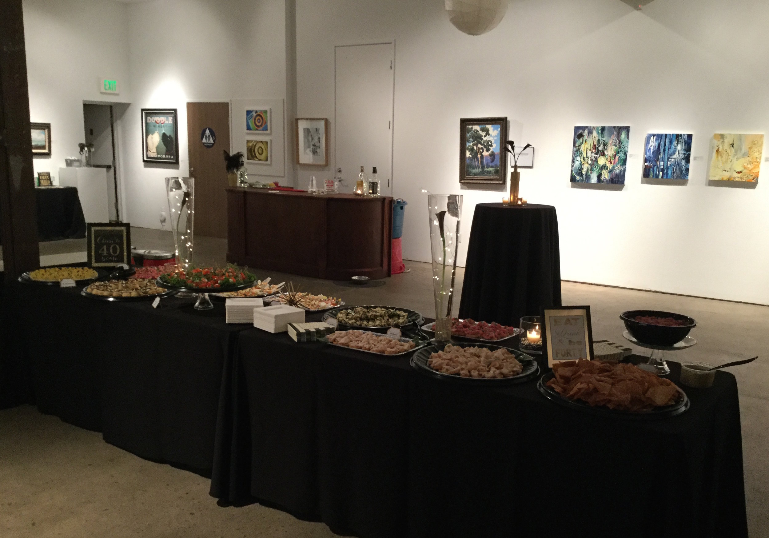  40th Birthday   Venue:  The Liberty Art Gallery &amp; Event Space, Long Beach   Over The Moon Package: &nbsp;Full Design, Planning, &amp; Coordination 