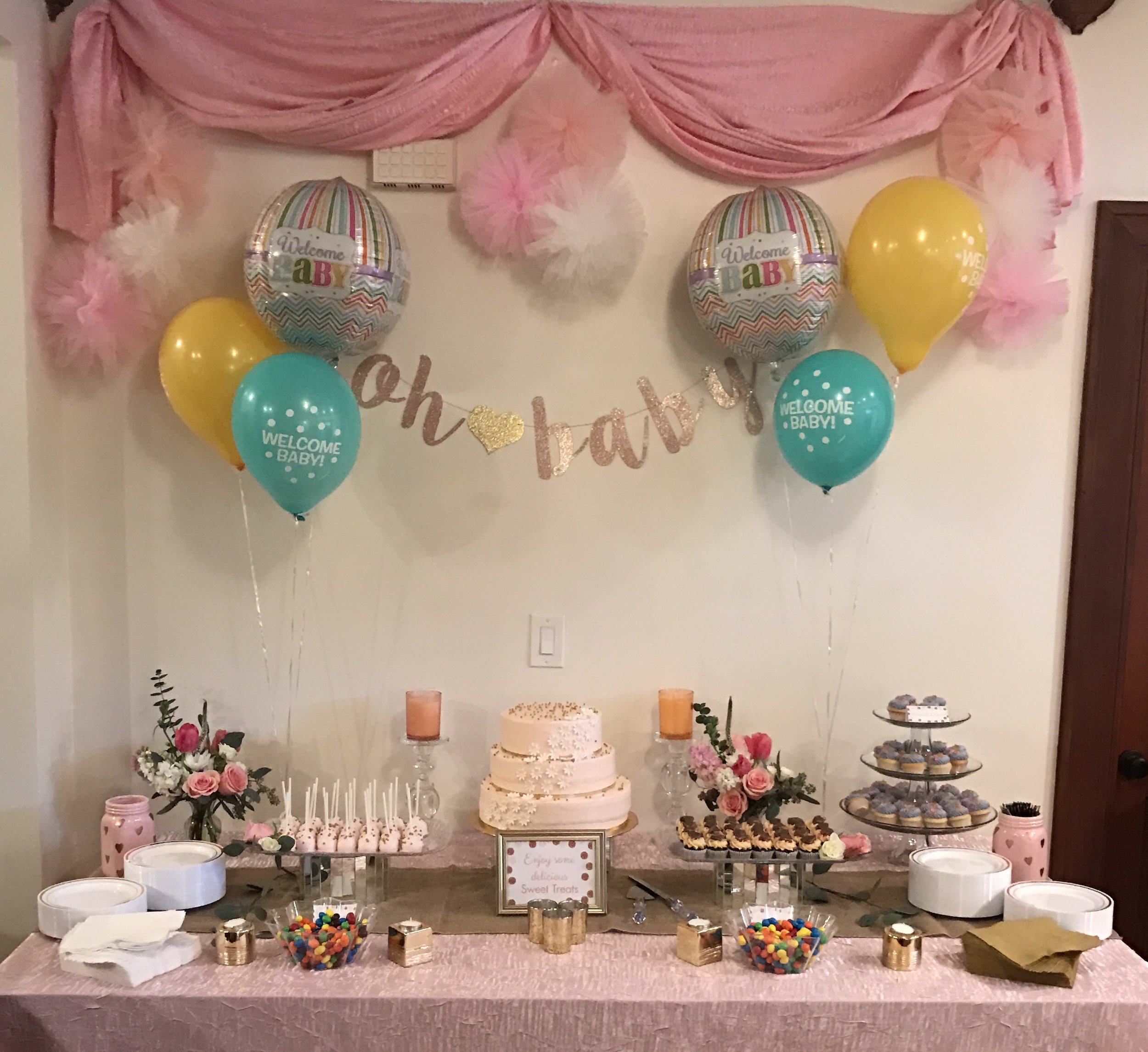  Baby Shower   Bakery: &nbsp;Bubba Sweets (Huntington Beach)  Florals: Beautiful Savage Flowers (Costa Mesa)   Crescent  &nbsp;Package: &nbsp;Partial Planning, &amp; Coordination 