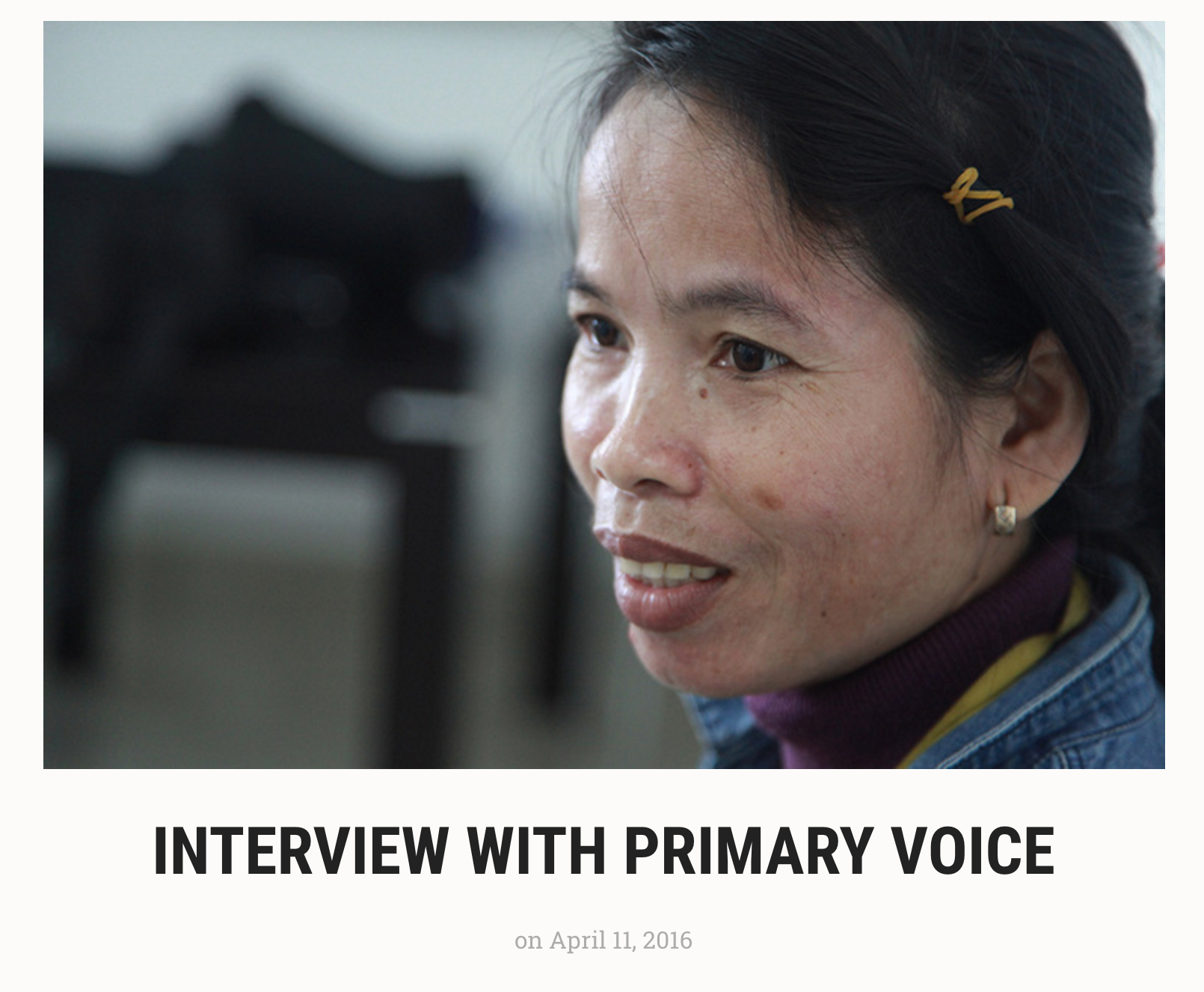 INTERVIEW WITH PRIMARY VOICE - The Green Diary .png