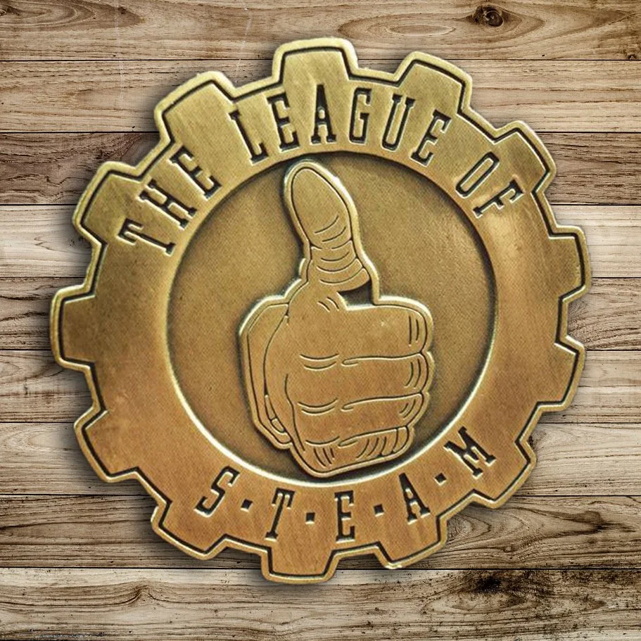 Mighty Brass League Logo Pin