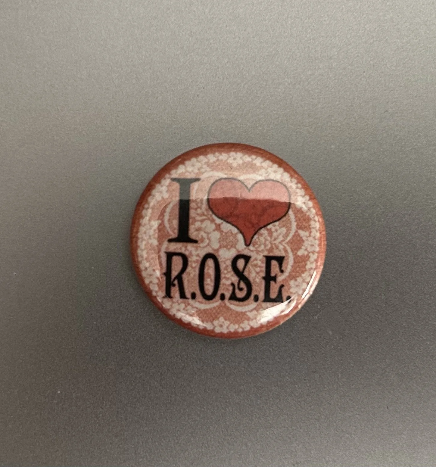 I Love Rose Buttons