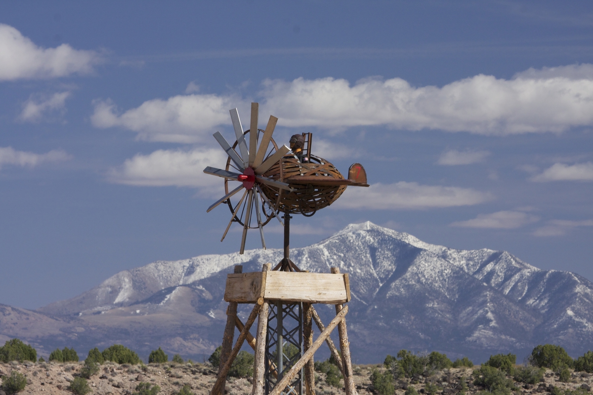 Utah Hiking Cabin Sculpture