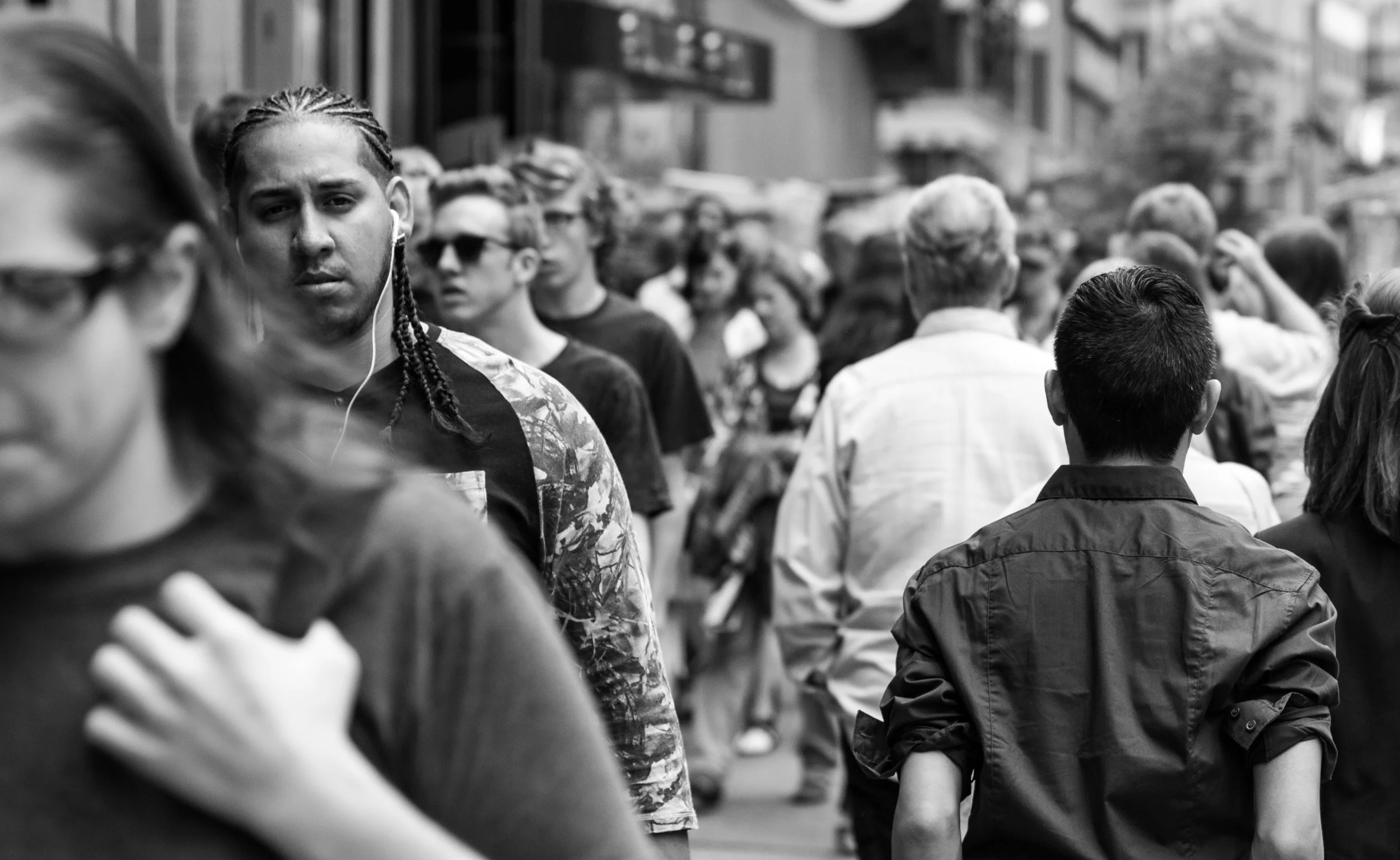 Man with Earphones