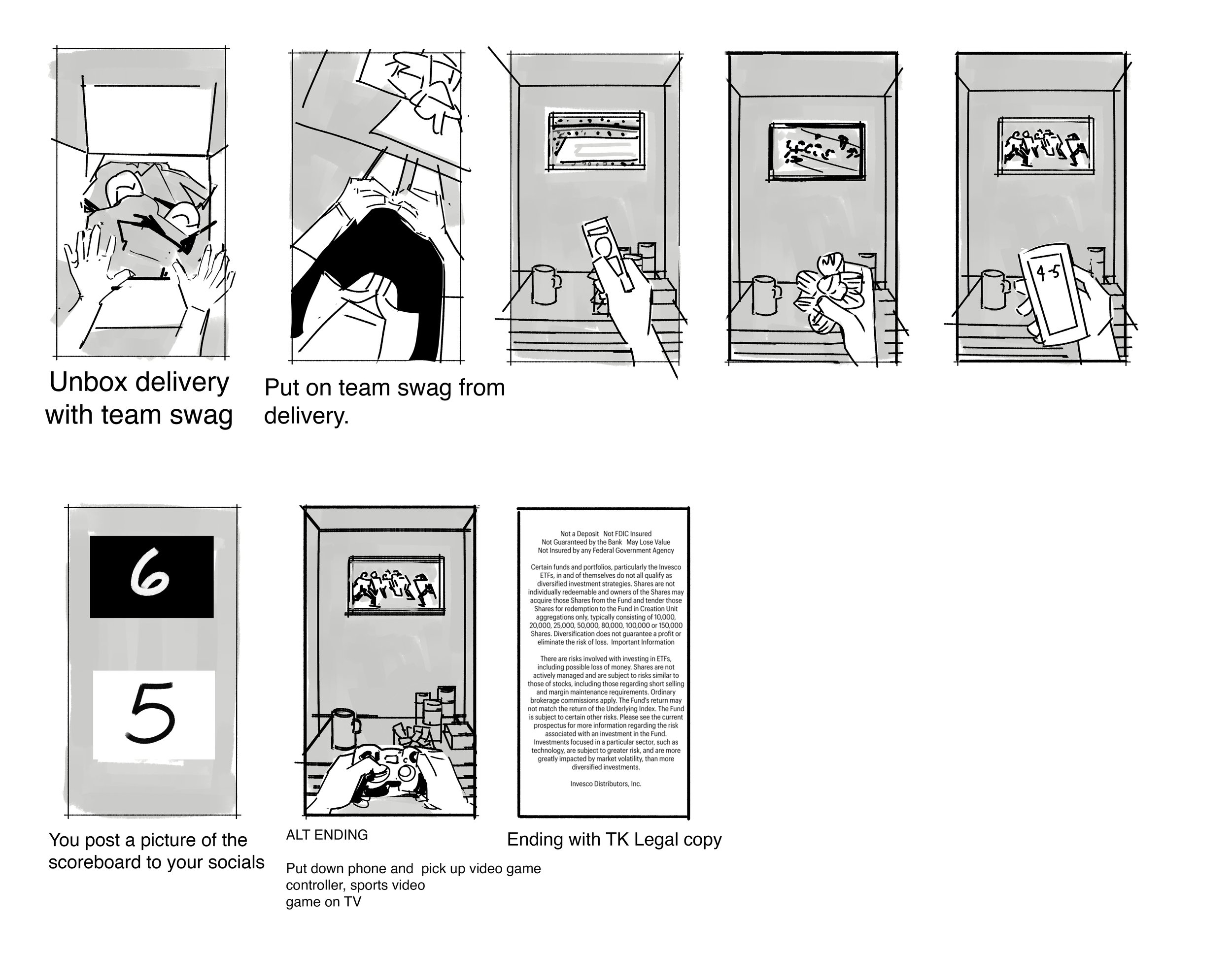 Invesco Commercial Storyboards