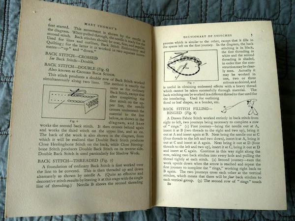 Dictionary Of Stitches interior