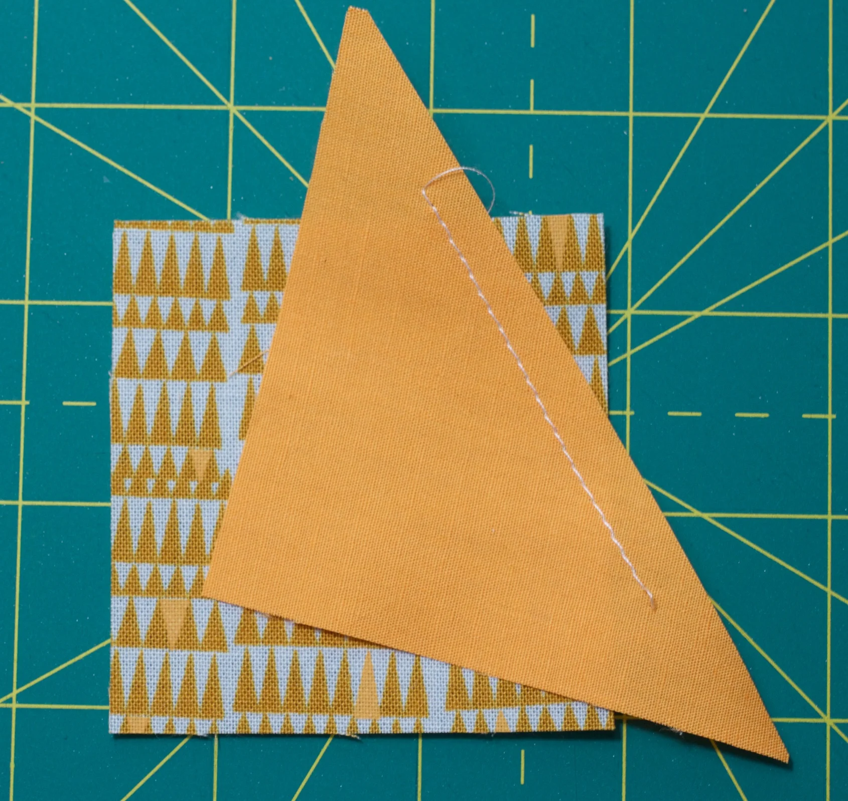 Step 3: sew a 1/4 inch seam