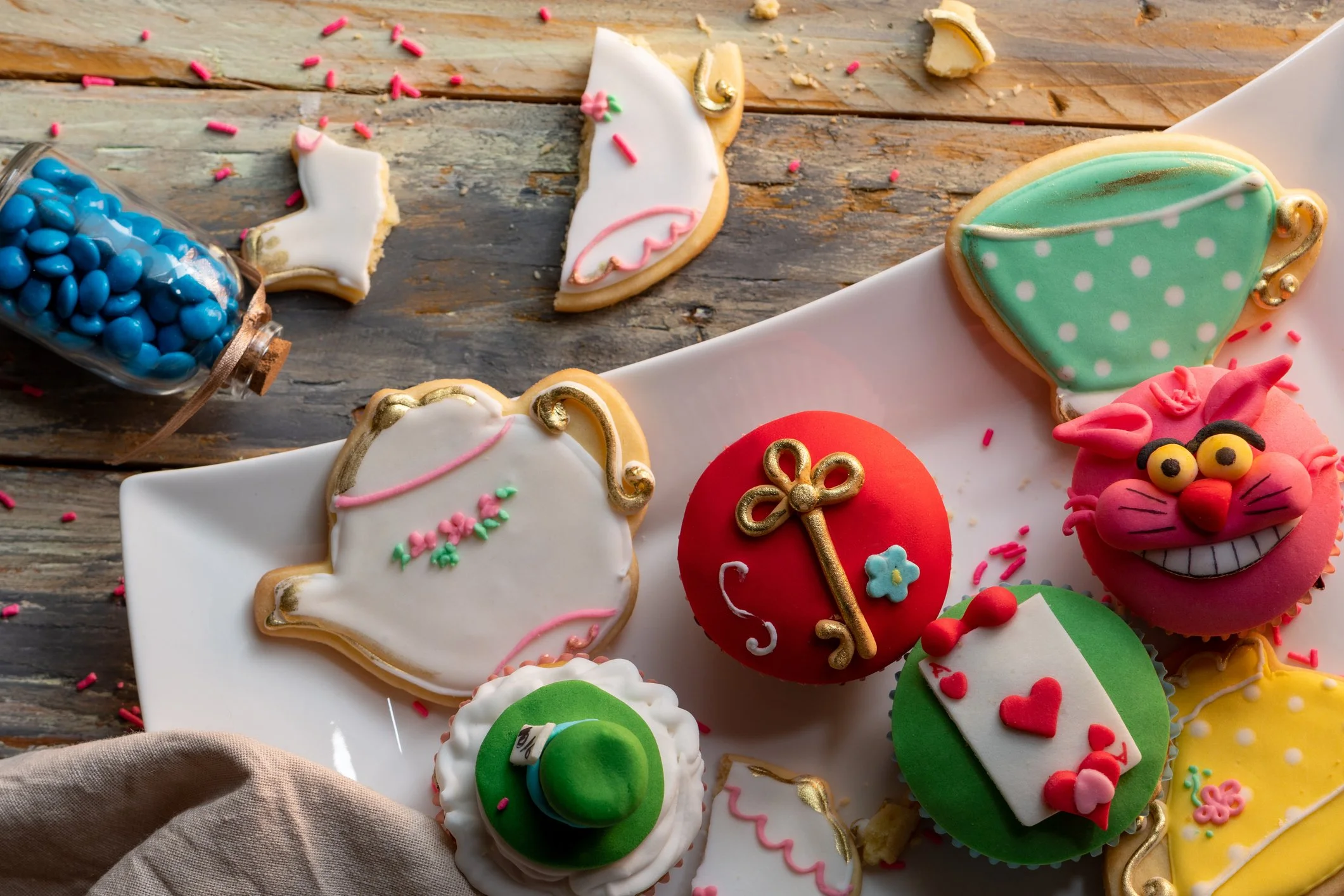 Mad Hatter Tea Party Themed Cookies