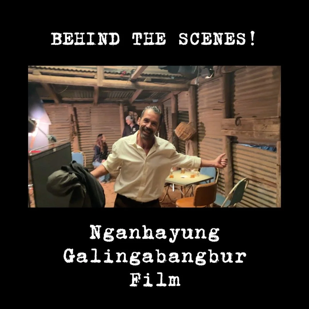 https://youtu.be/_t1hE4Yus9c 

April 2026: Come behind the scenes for one day for the making of Nganhayung Galingabangbur (Our Children). It is understood to be the first time Wiradyuri Language has been used so deeply in dialogue in a film. 

This s